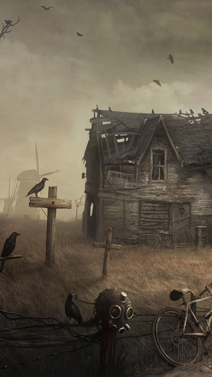 Sci Fi Post Apocalyptic Phone Wallpaper