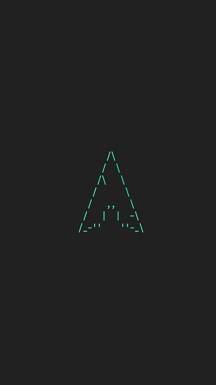 Arch Linux Minimal Logo 4k iPhone 6, iPhone 6S, iPhone 7 HD 4k Wallpaper, Image, Background, Photo and Picture