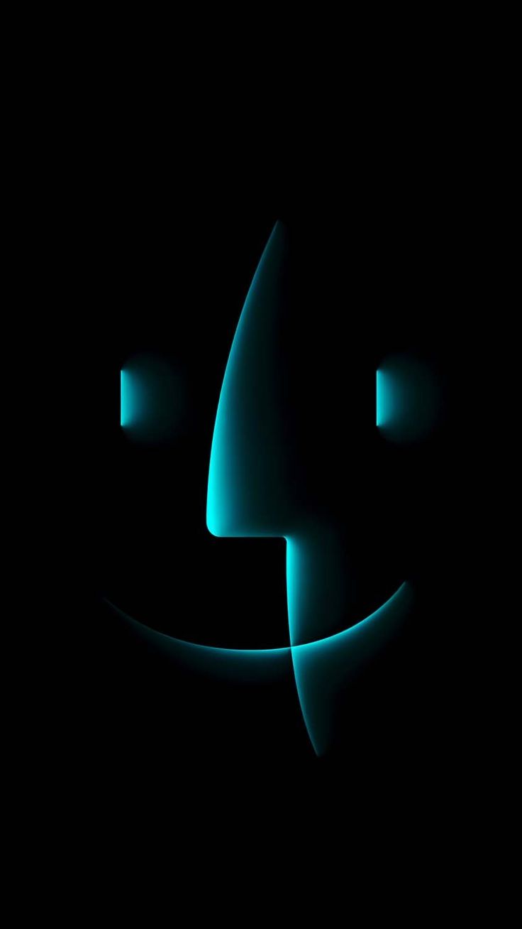 Apple os9 finder iPhone Wallpaper 4K Wallpaper. iPhone dynamic wallpaper, Apple logo wallpaper iphone, Dark wallpaper