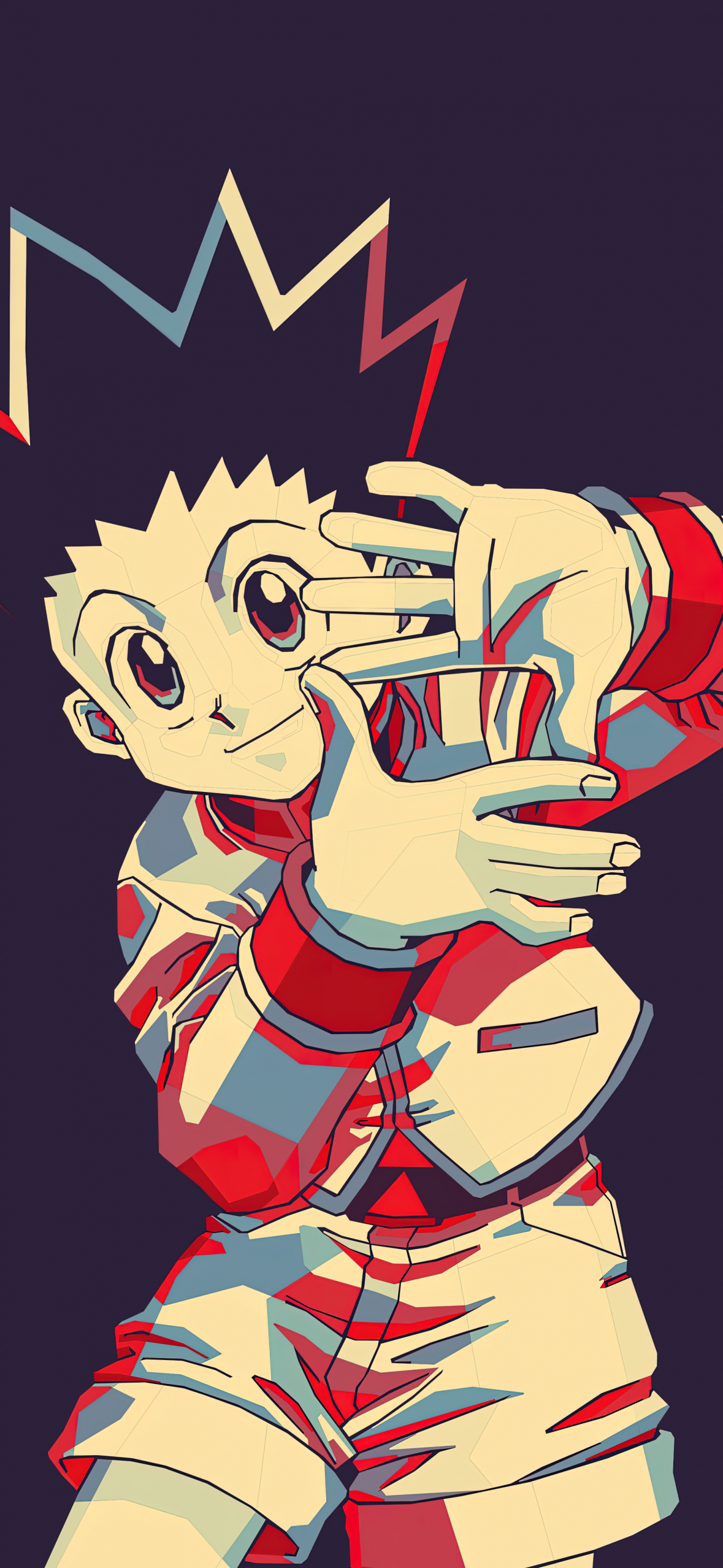Gon Freecss Wallpaper 4K, Minimalist, Hunter x Hunter