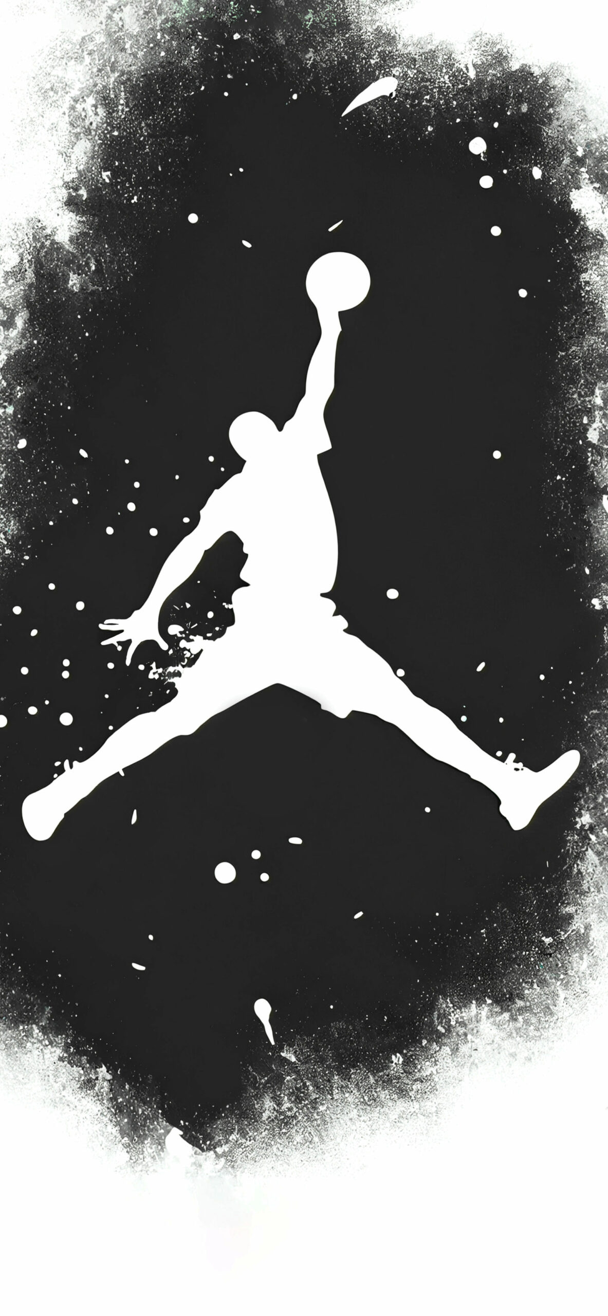 Air Jordan Logo Black and White