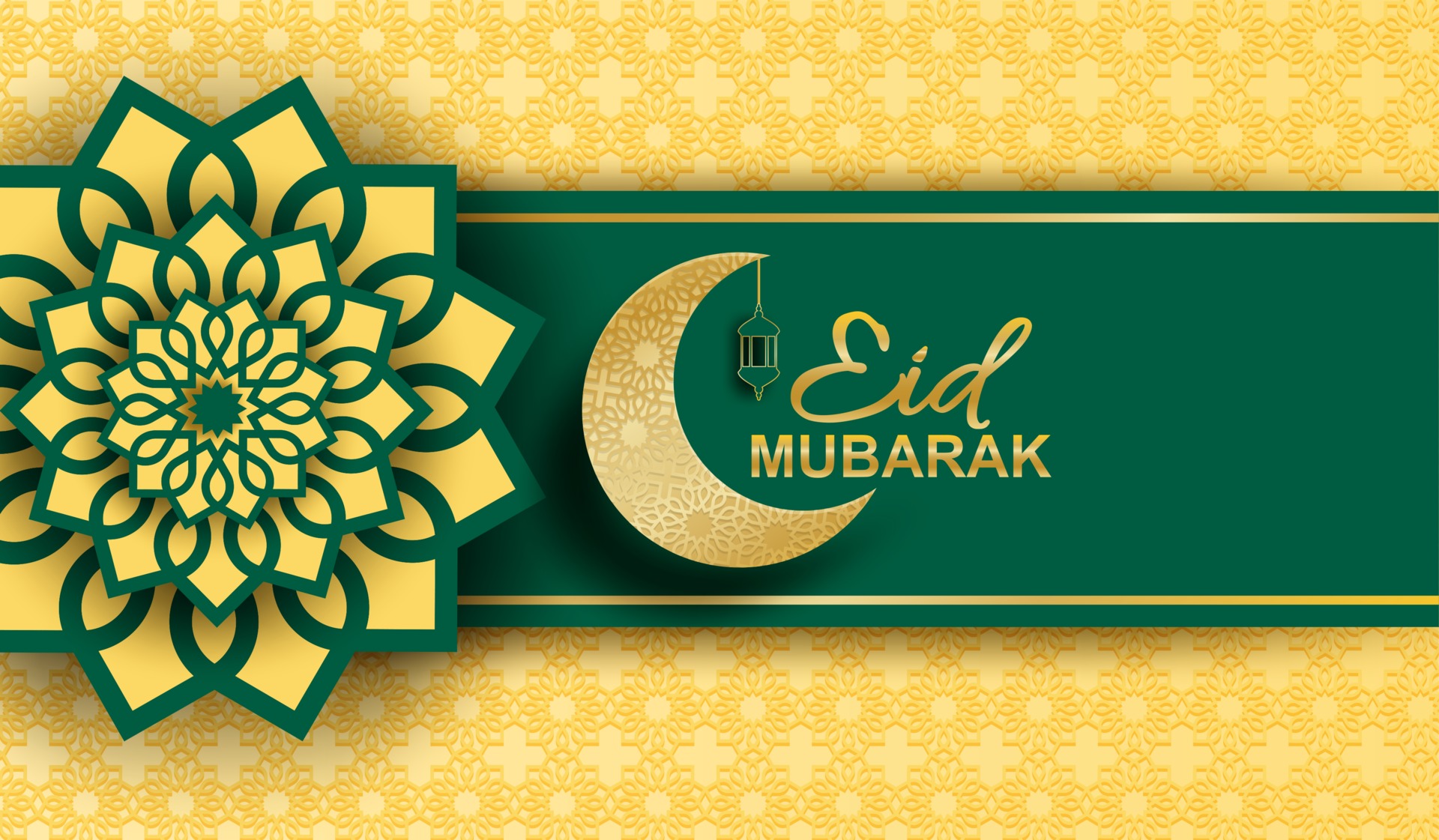 Religious Eid Mubarak HD Wallpaper