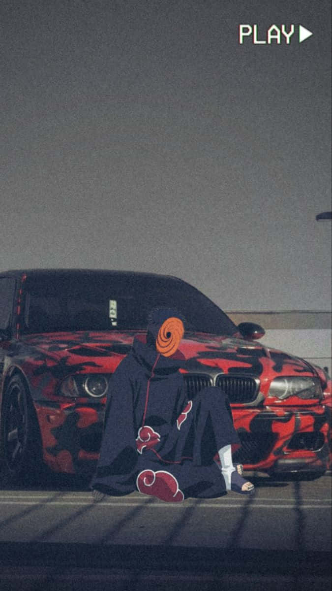 Download Aesthetic Anime With Tobi iPhone Wallpaper