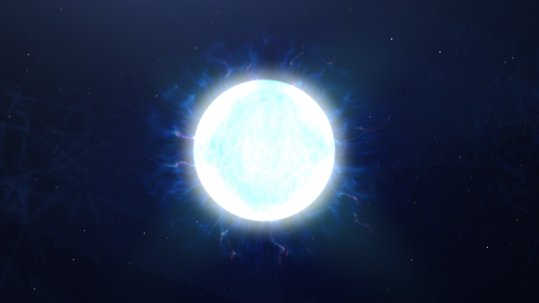 Sirius Star And Space Time Lapse