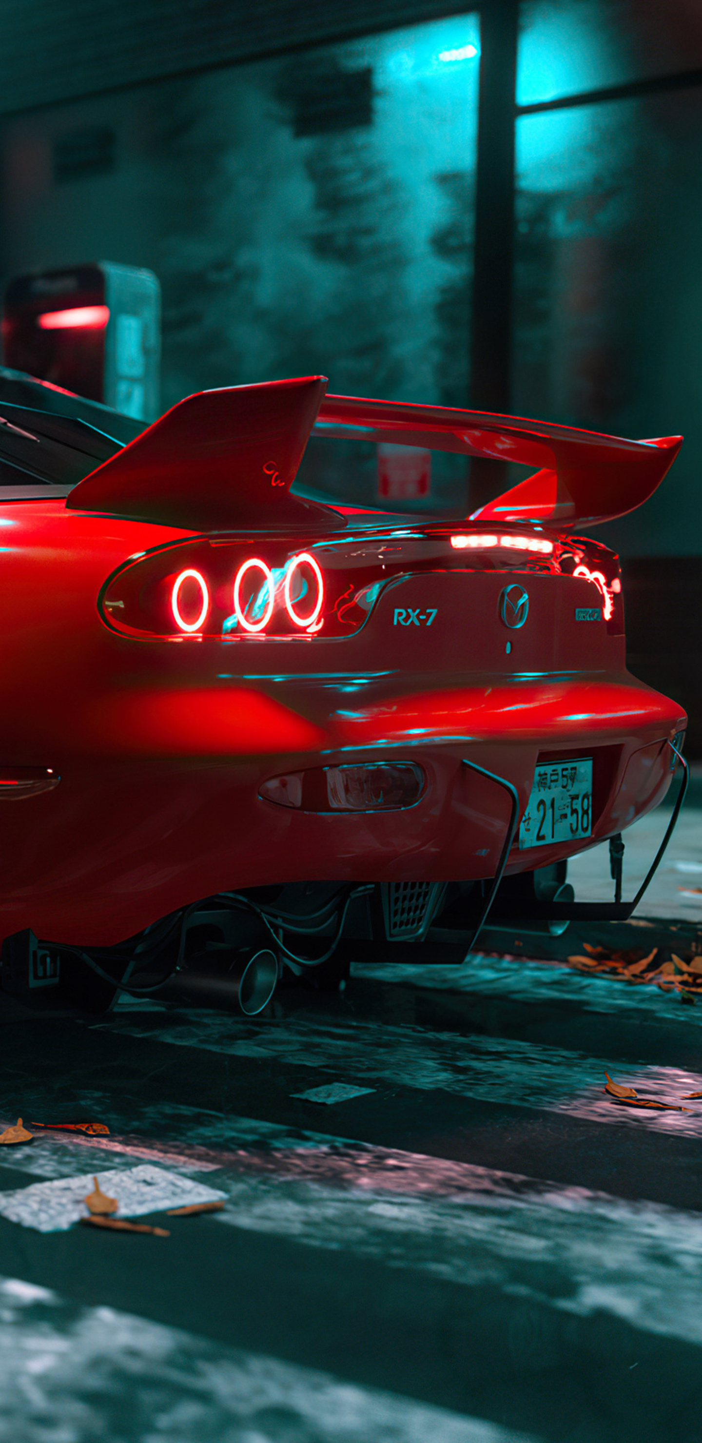 Mazda Rx7 Red Cgi Art 4k Samsung Galaxy Note 9, 8, S9, S8, SQHD , HD 4k Wallpaper, Image, Background, Photos and Picture