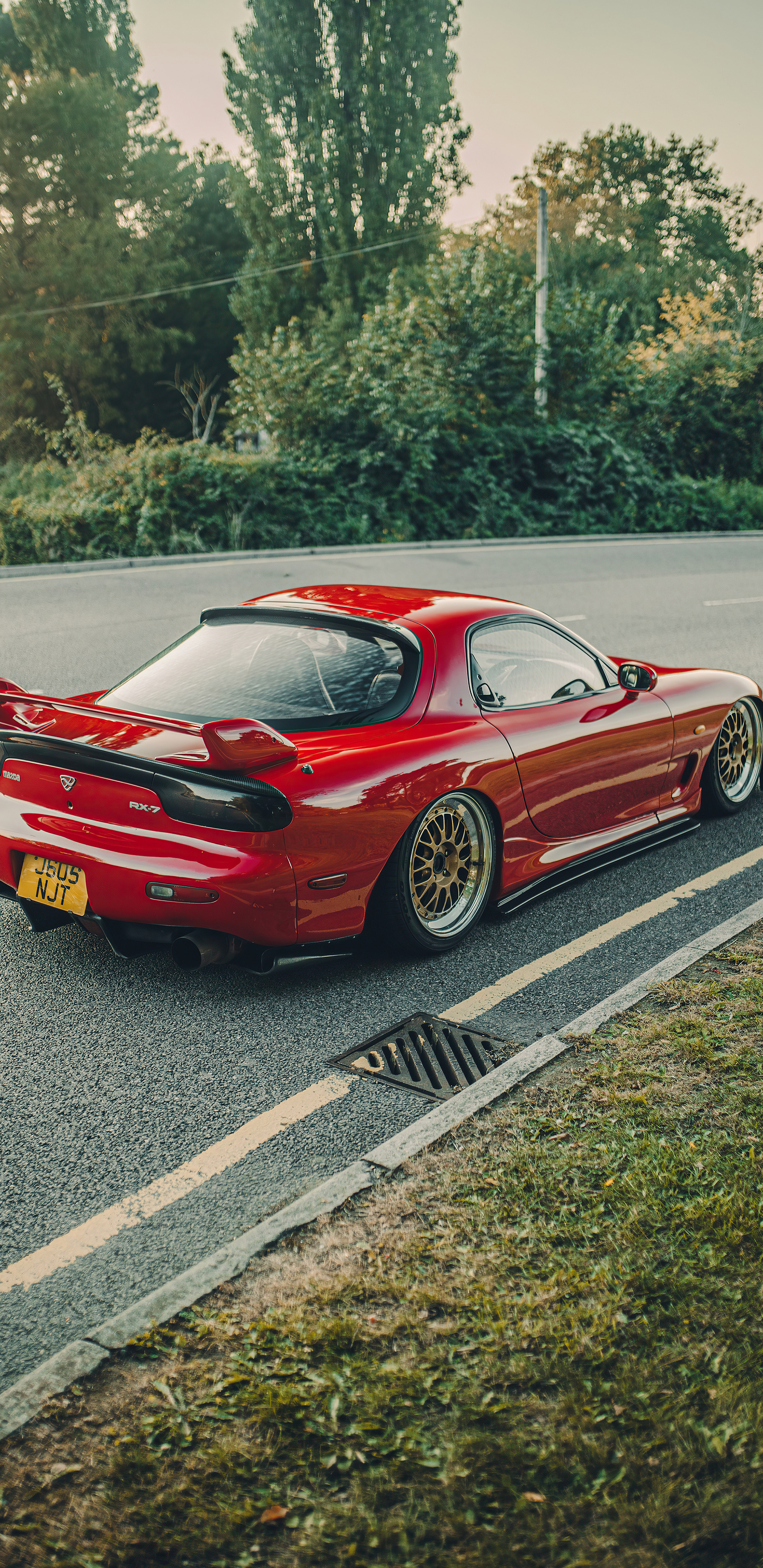 Red Mazda Rx7 Samsung Galaxy Note 9, 8, S9, S8, SQHD HD 4k Wallpaper, Image, Background, Photo and Picture