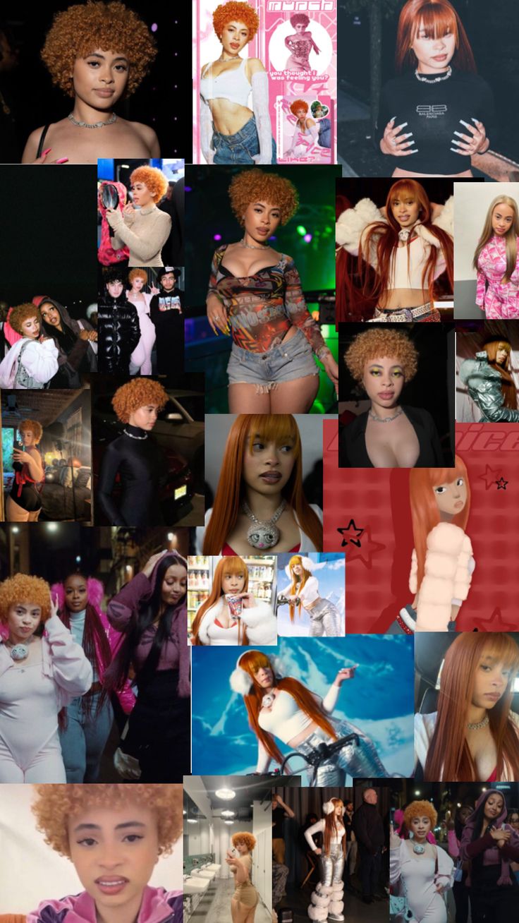 #icespice. Ice and spice, American rappers, Cute cartoon girl