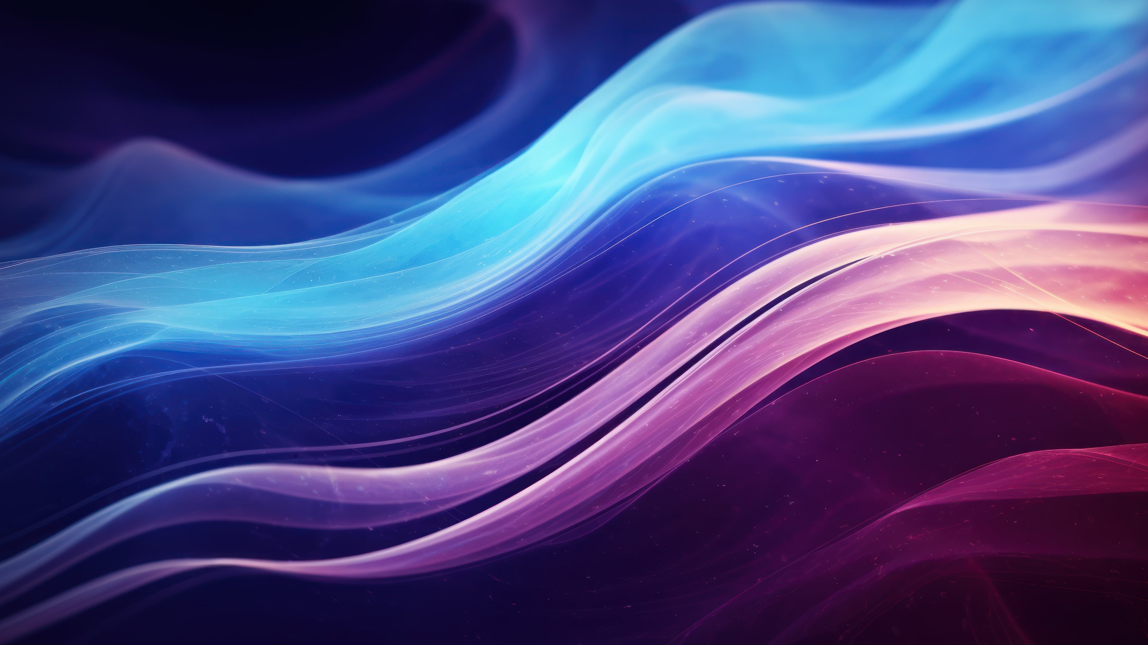 Abstract Gradient Glowing Layers 4K Wallpaper High Quality 4K Wallpaper For Free