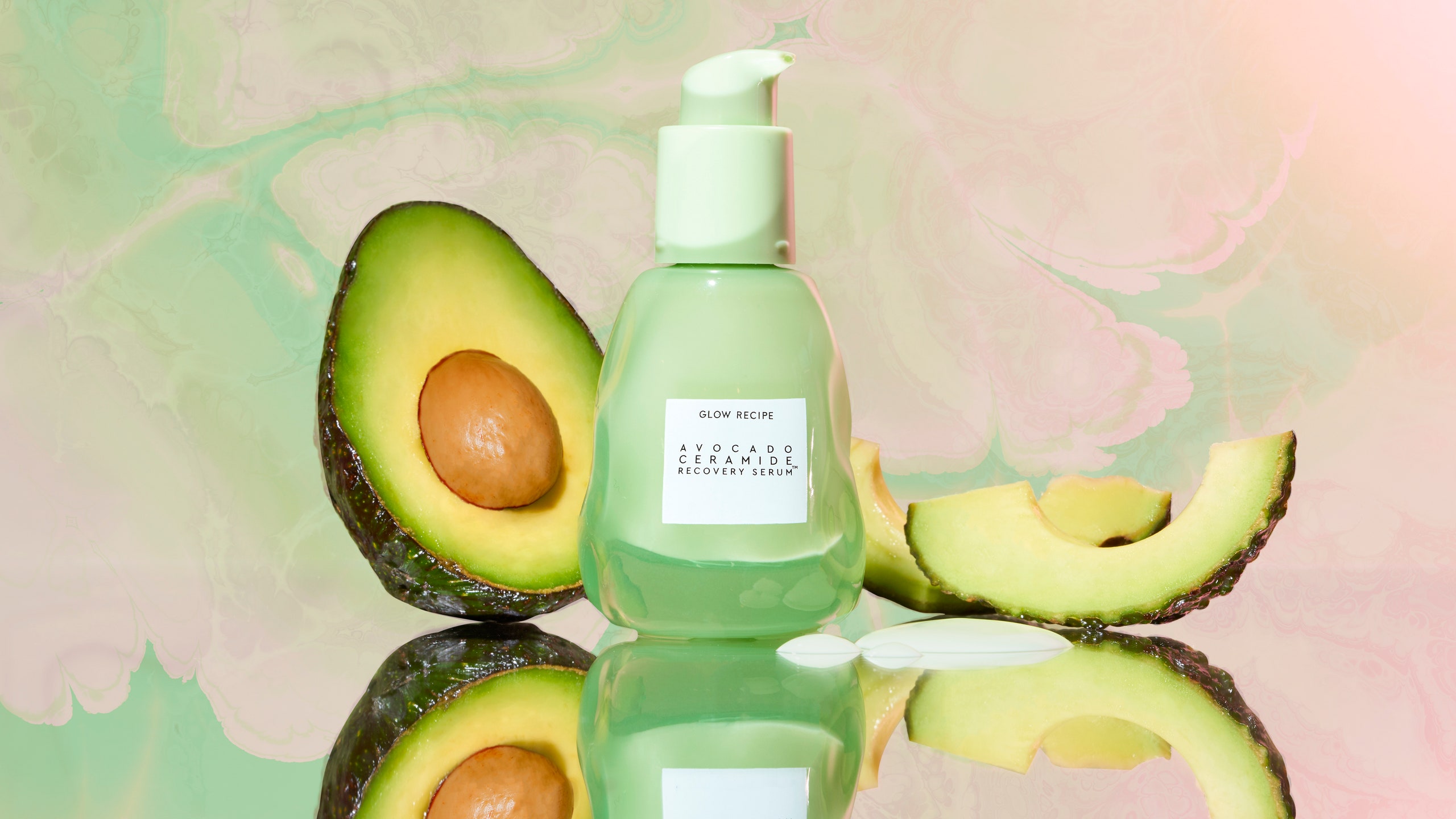 Glow Recipe's New Avocado Ceramide Recovery Serum Soothes Redness in Two Ways