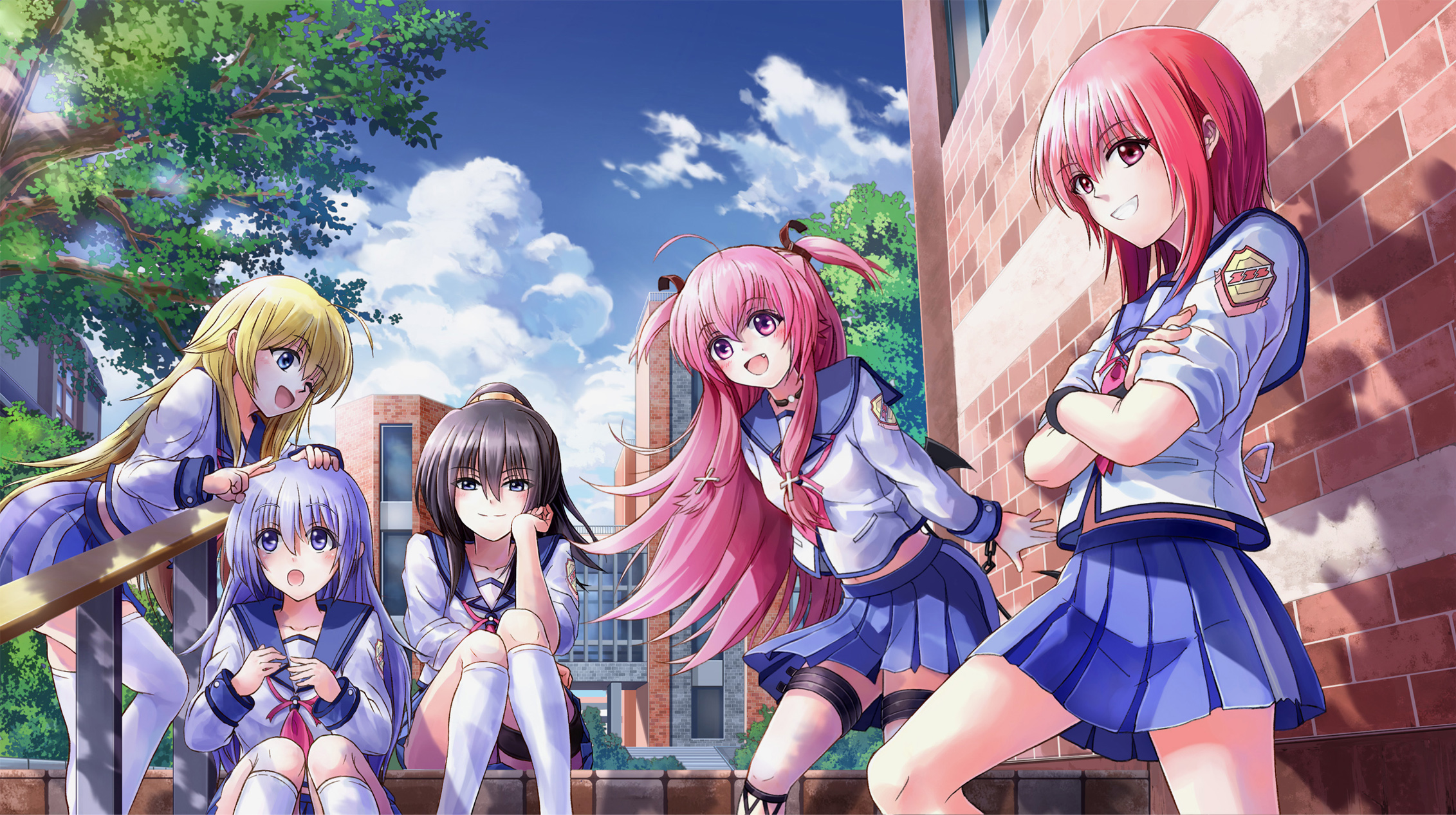 HD Wallpaper of Hisako and Friends