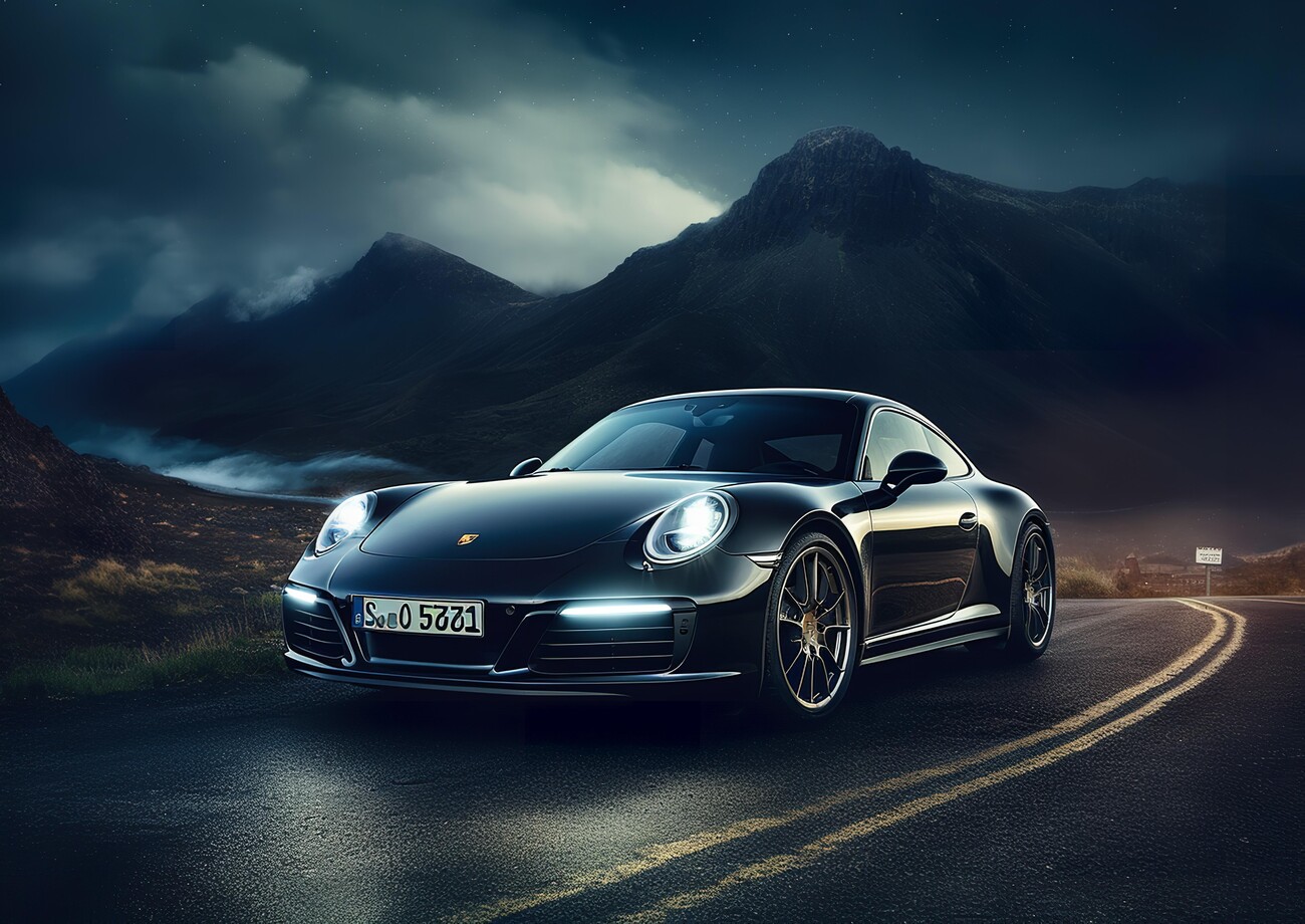 Porsche 911 Carrera Car Mountain Road