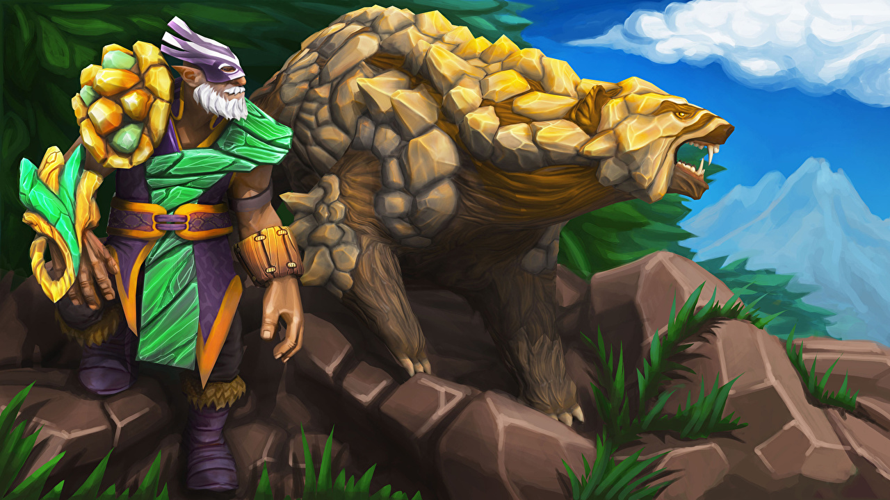 Wallpaper DOTA 2 Lone Druid armour