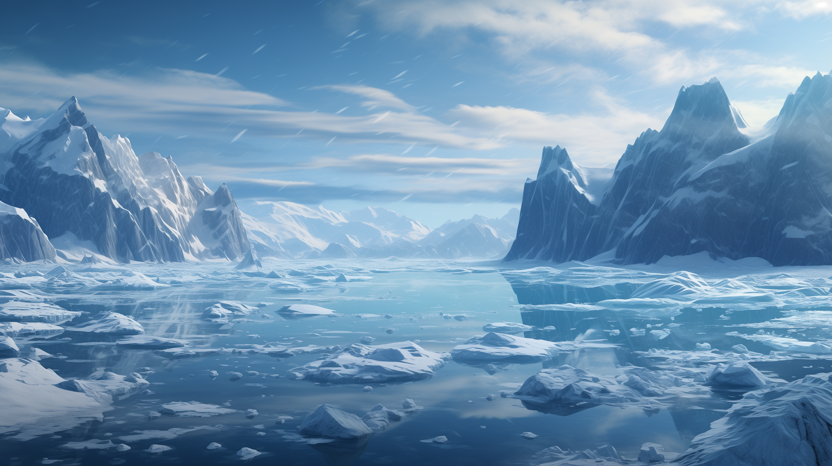 Arctic Glacier Ice Snow HD Wallpaper