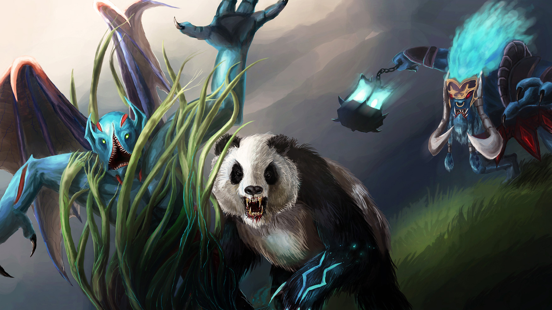 Image DOTA 2 Lone Druid Night stalker