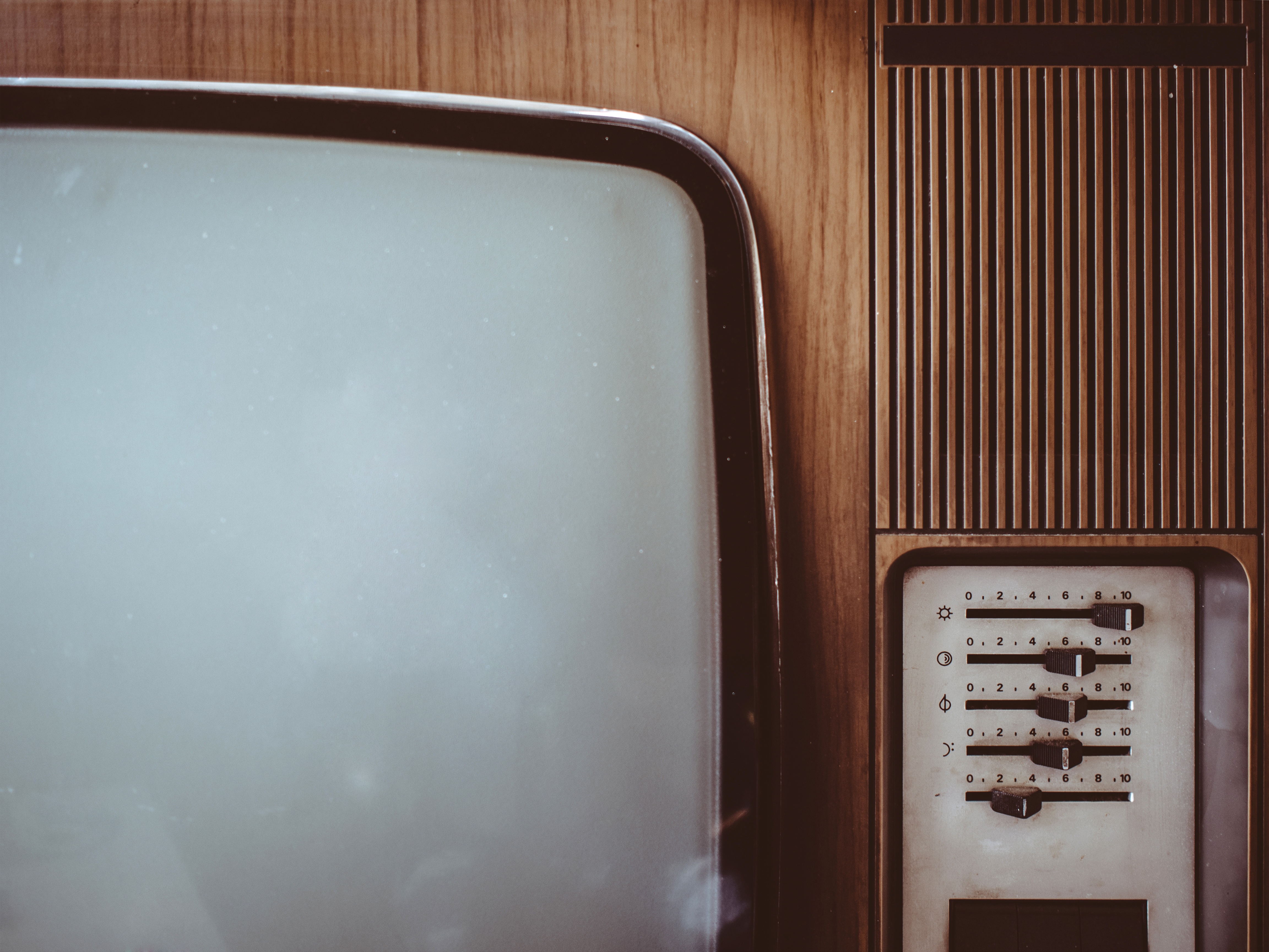 vintage, retro, television, tv
