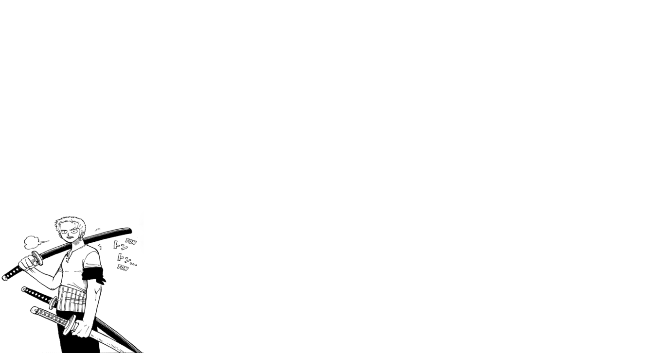 Wallpaper of Zoro lost in your desktop