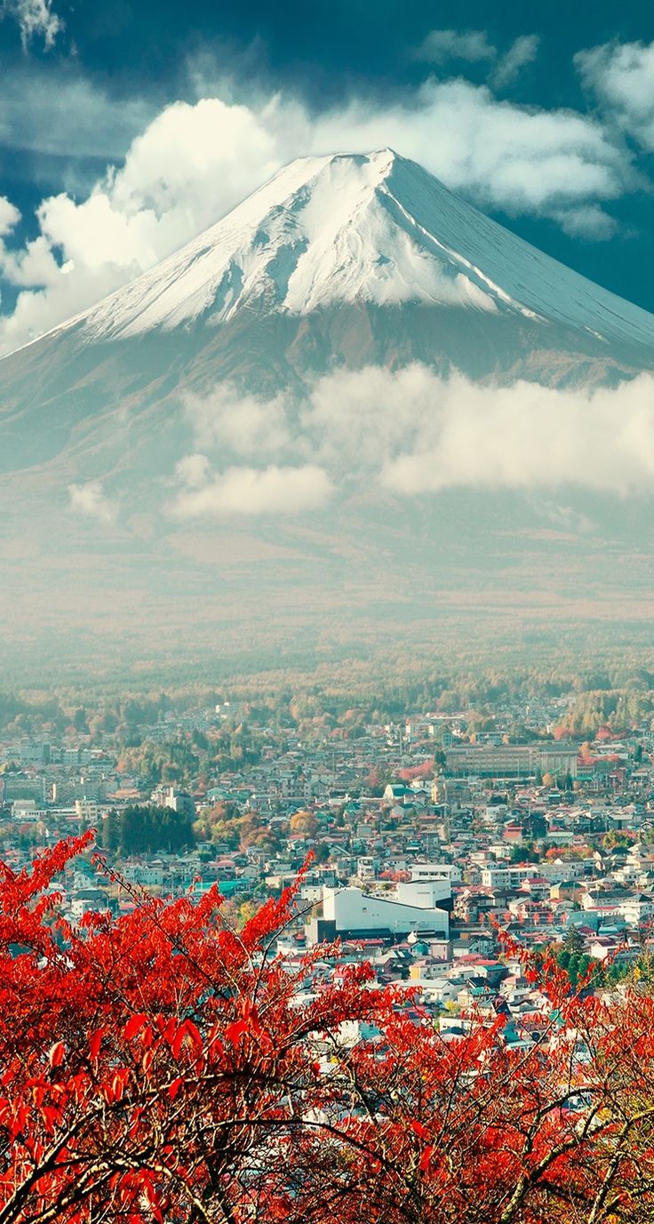 Japan landscape, iPhone wallpaper