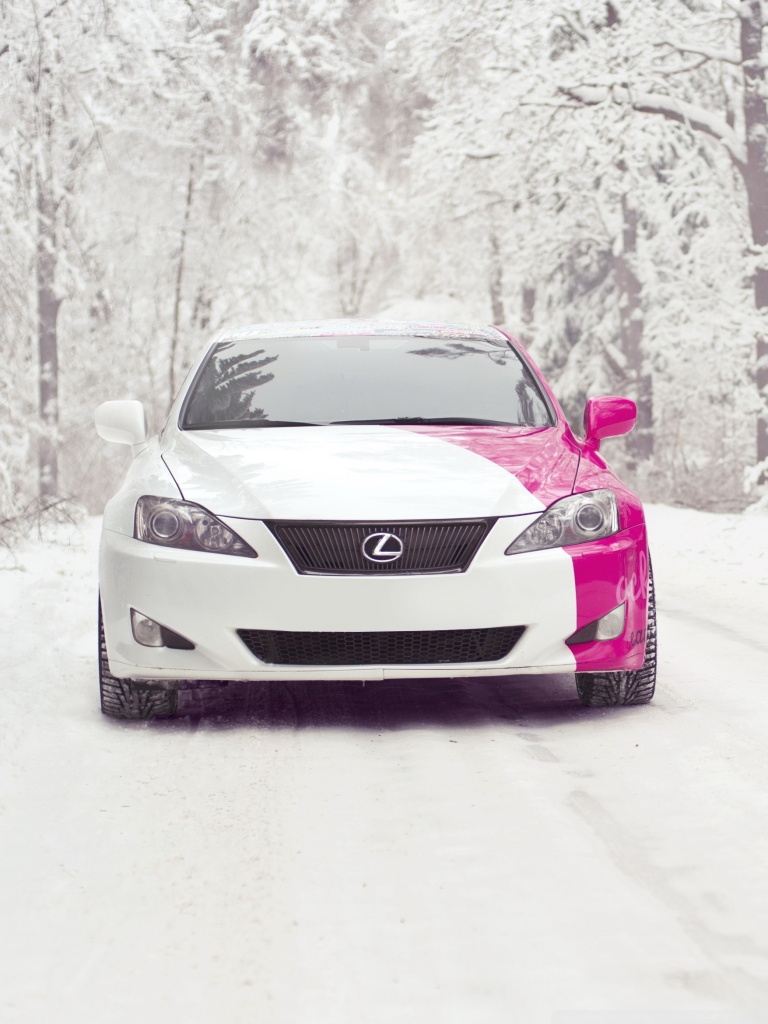 Lexus IS 250 Snow Ultra HD Desktop