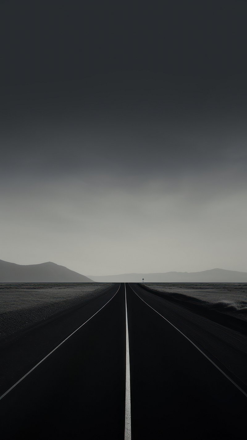 Black And White Phone Road Wallpapers - Wallpaper Cave