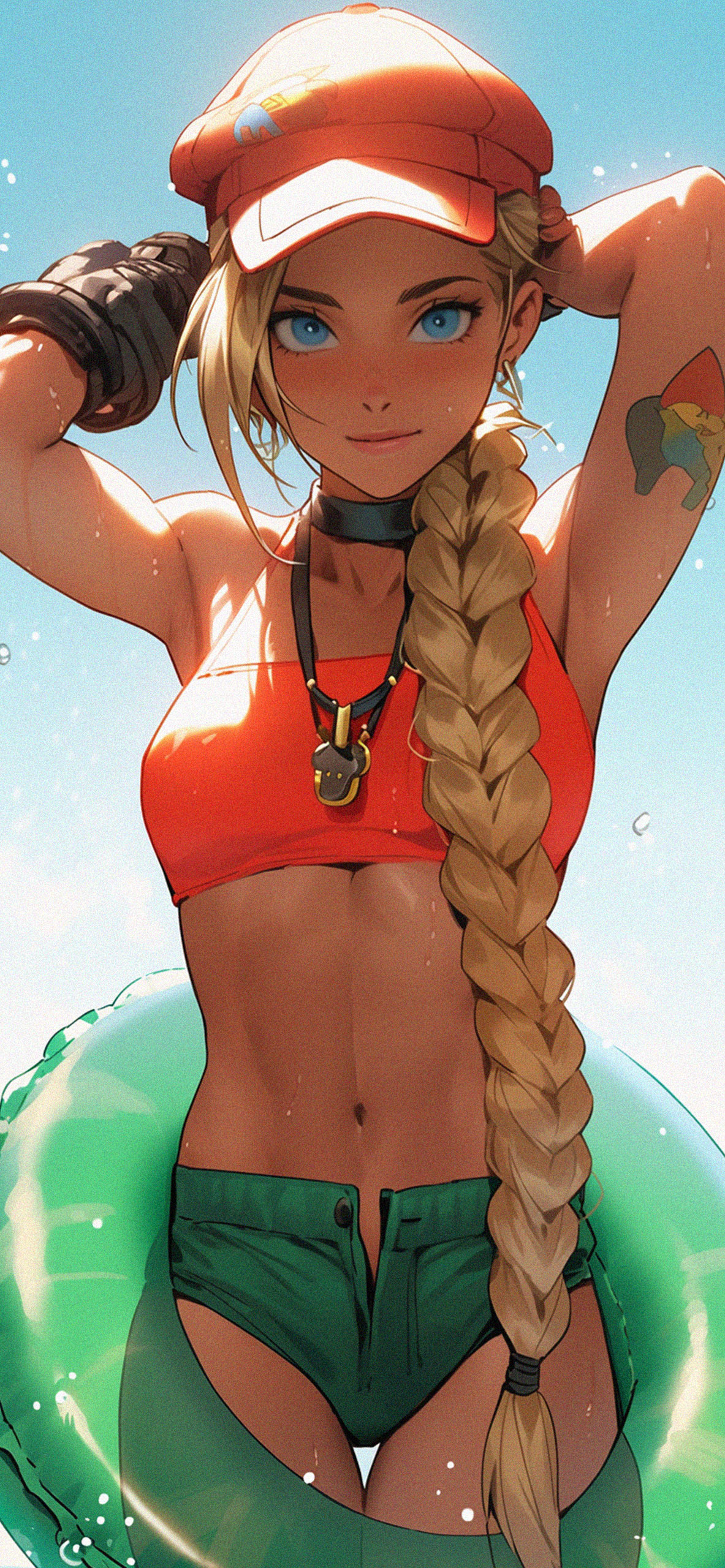 Cute Anime Girl Summer Wallpaper