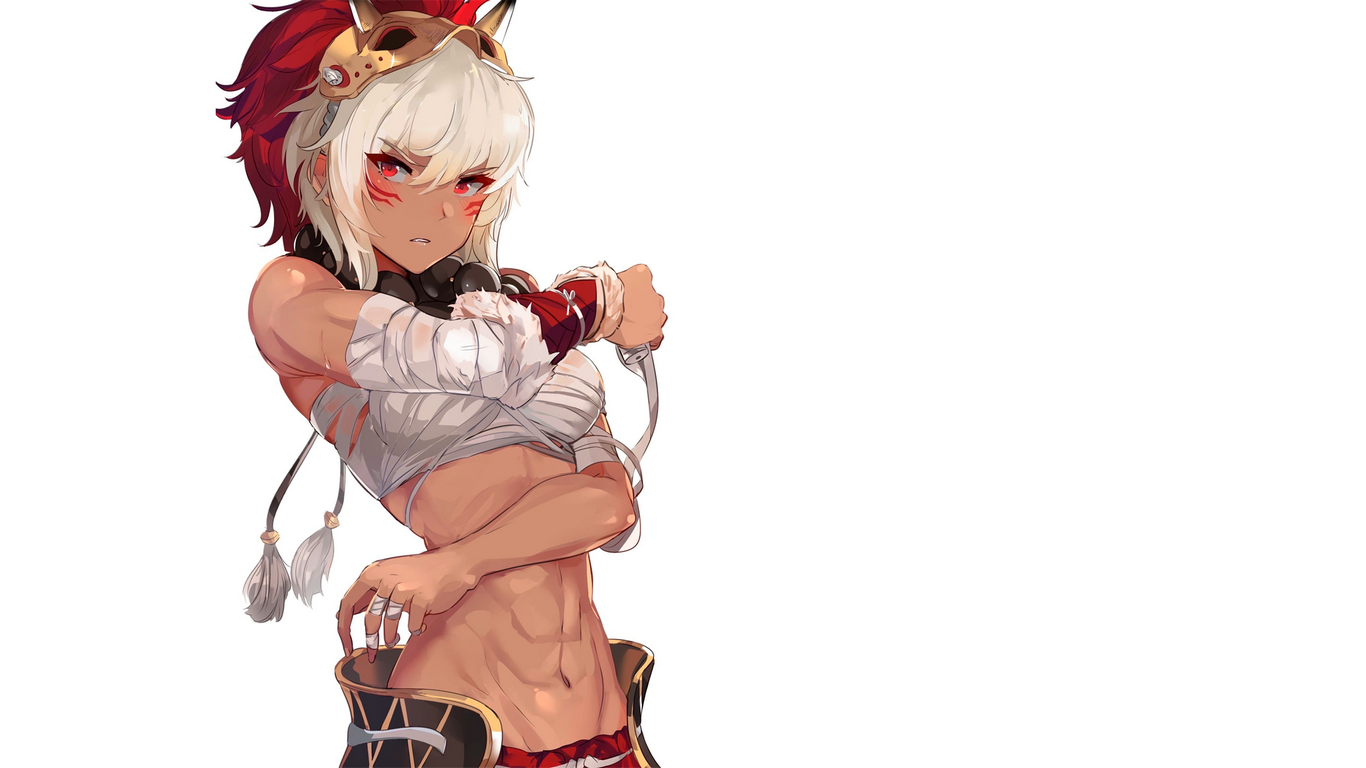 anime, manga, anime girls, simple