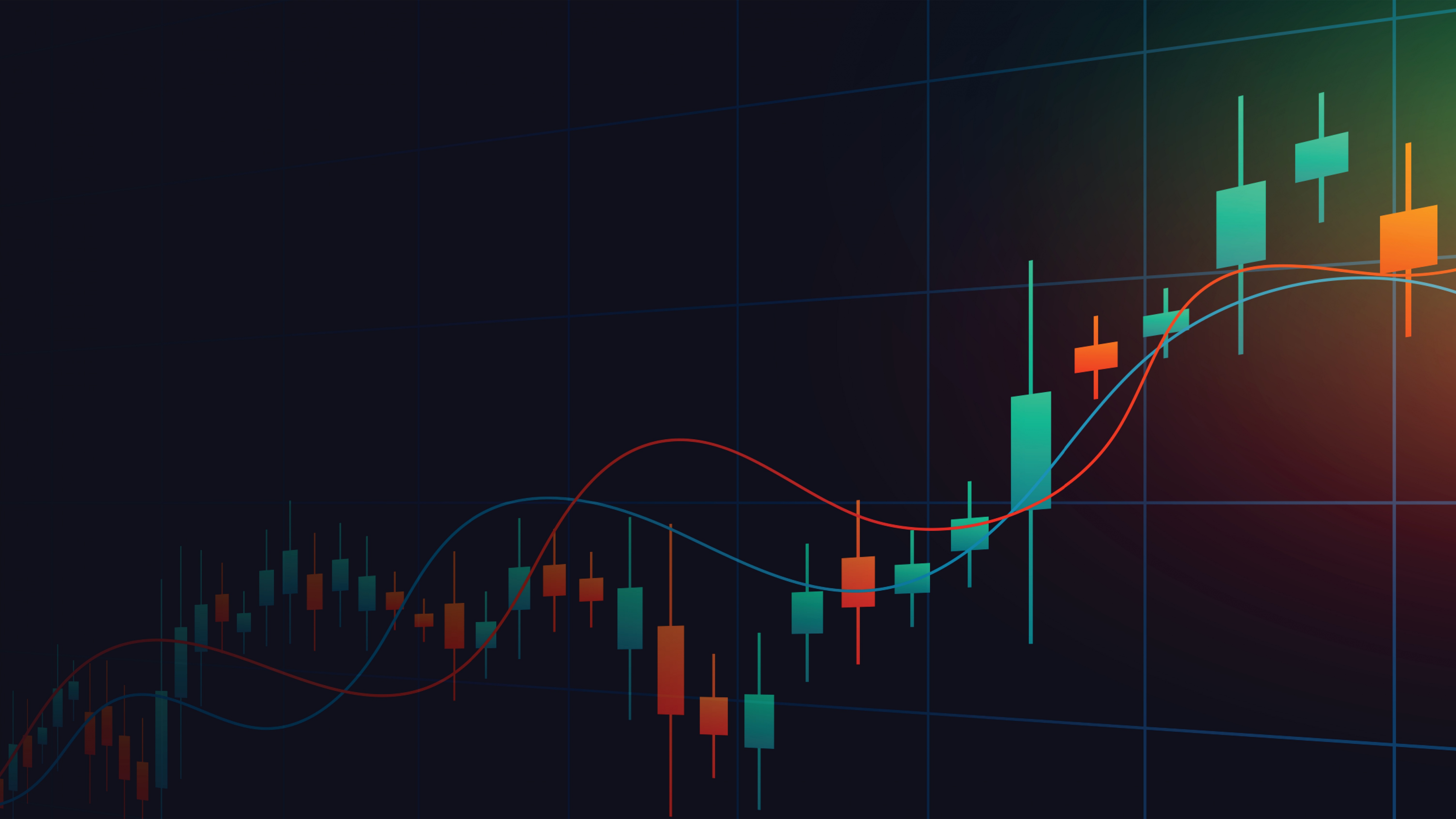Day Trading Wallpaper 4K, Candlestick