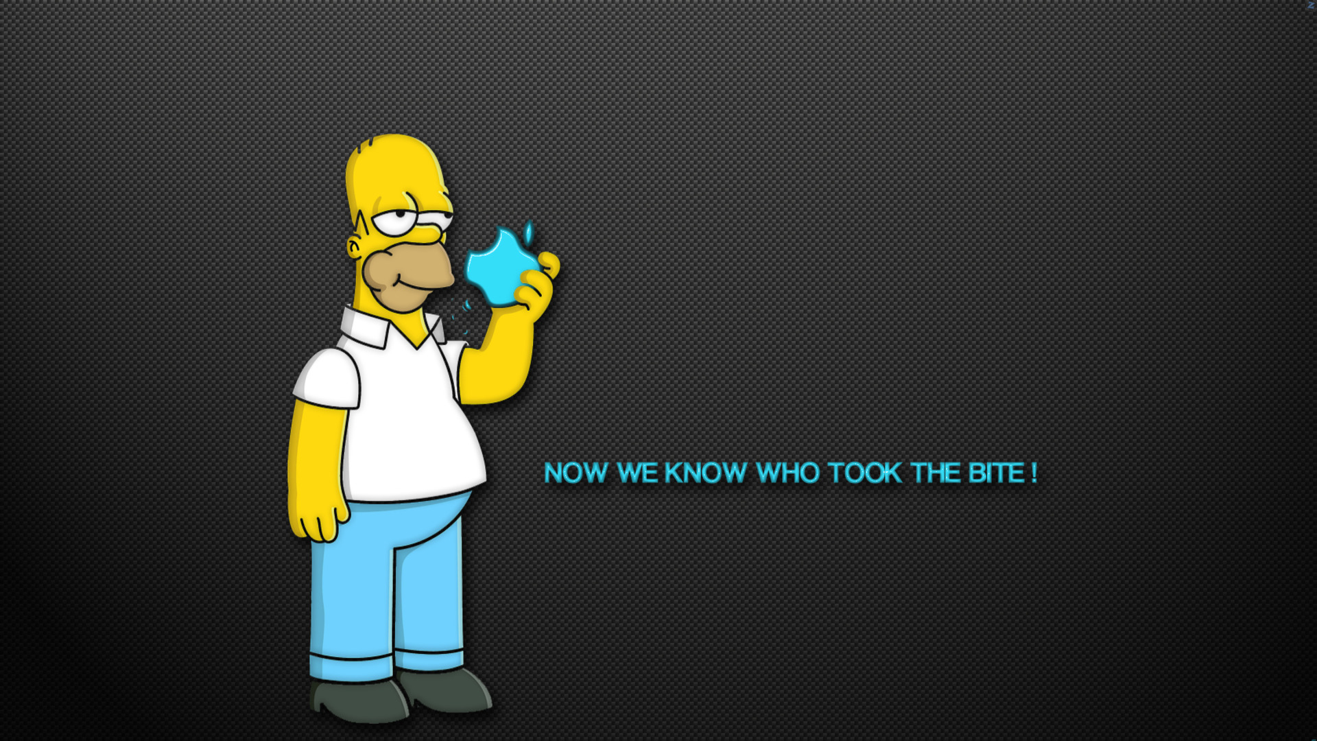 The Simpsons Homer Apple humor funny