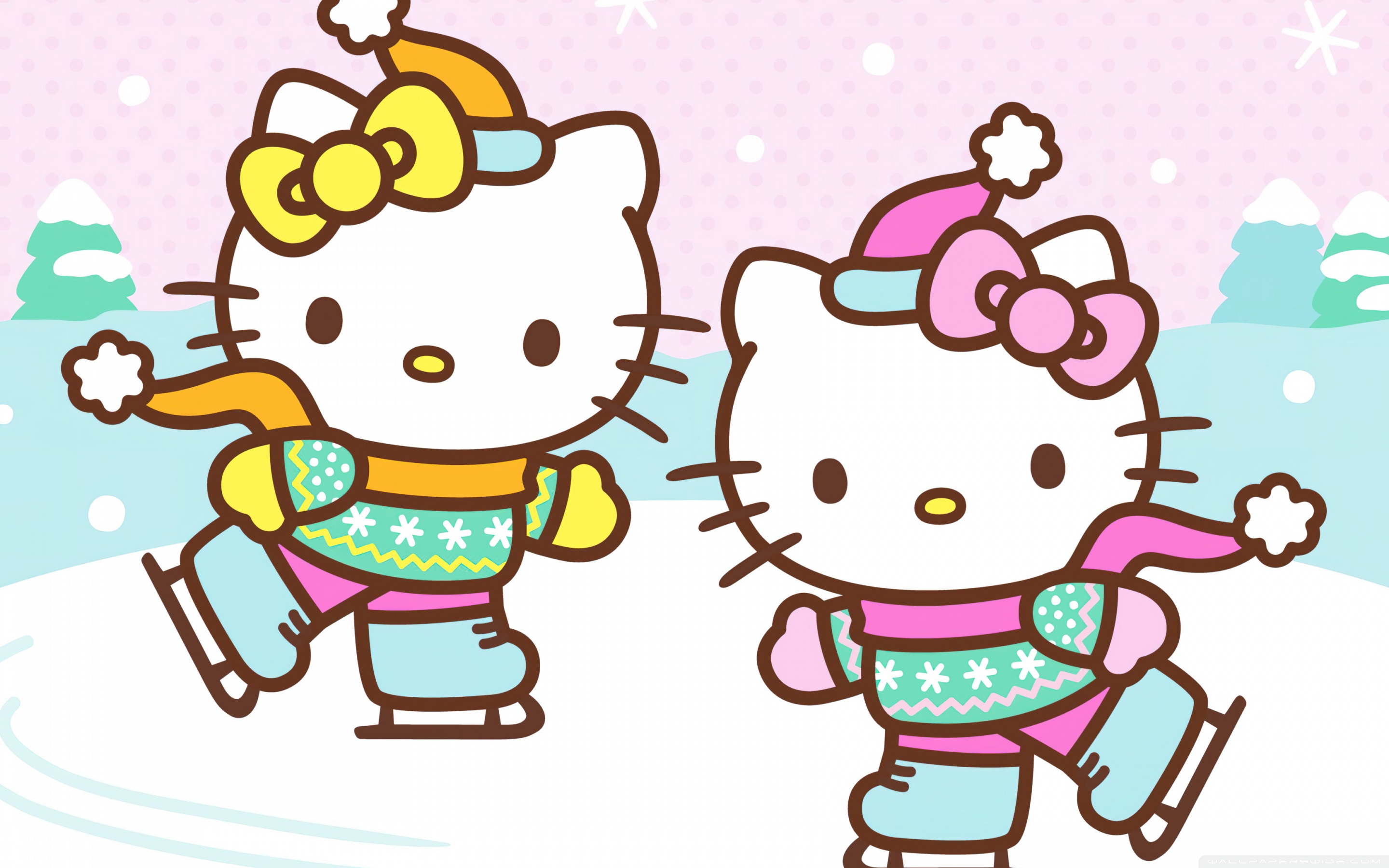 Kawaii Winter Ultra HD Desktop
