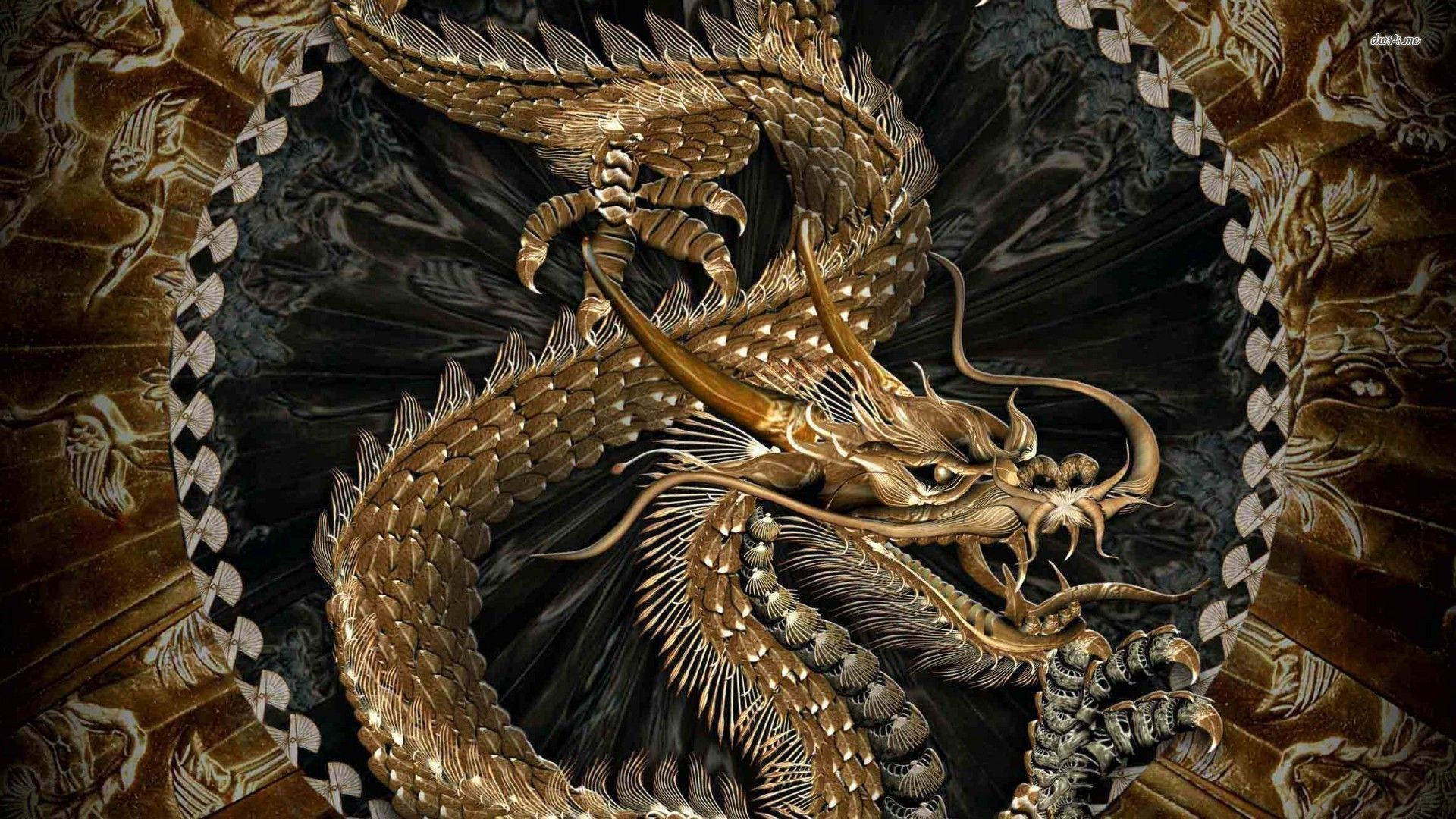 Japanese Dragon Pc Wallpaper