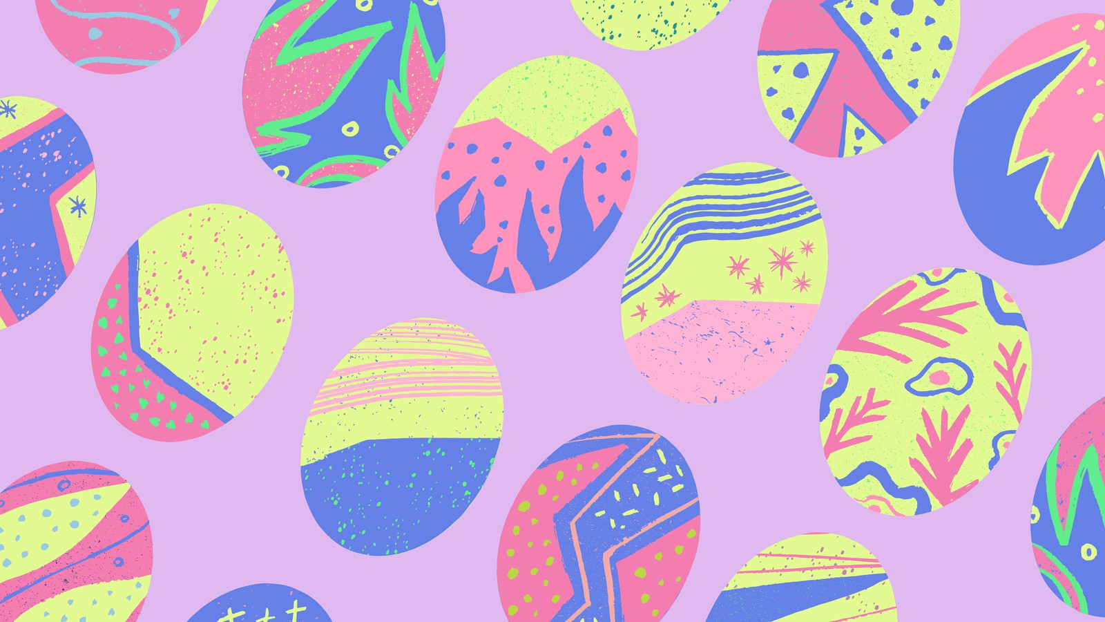 Easter Zoom virtual background