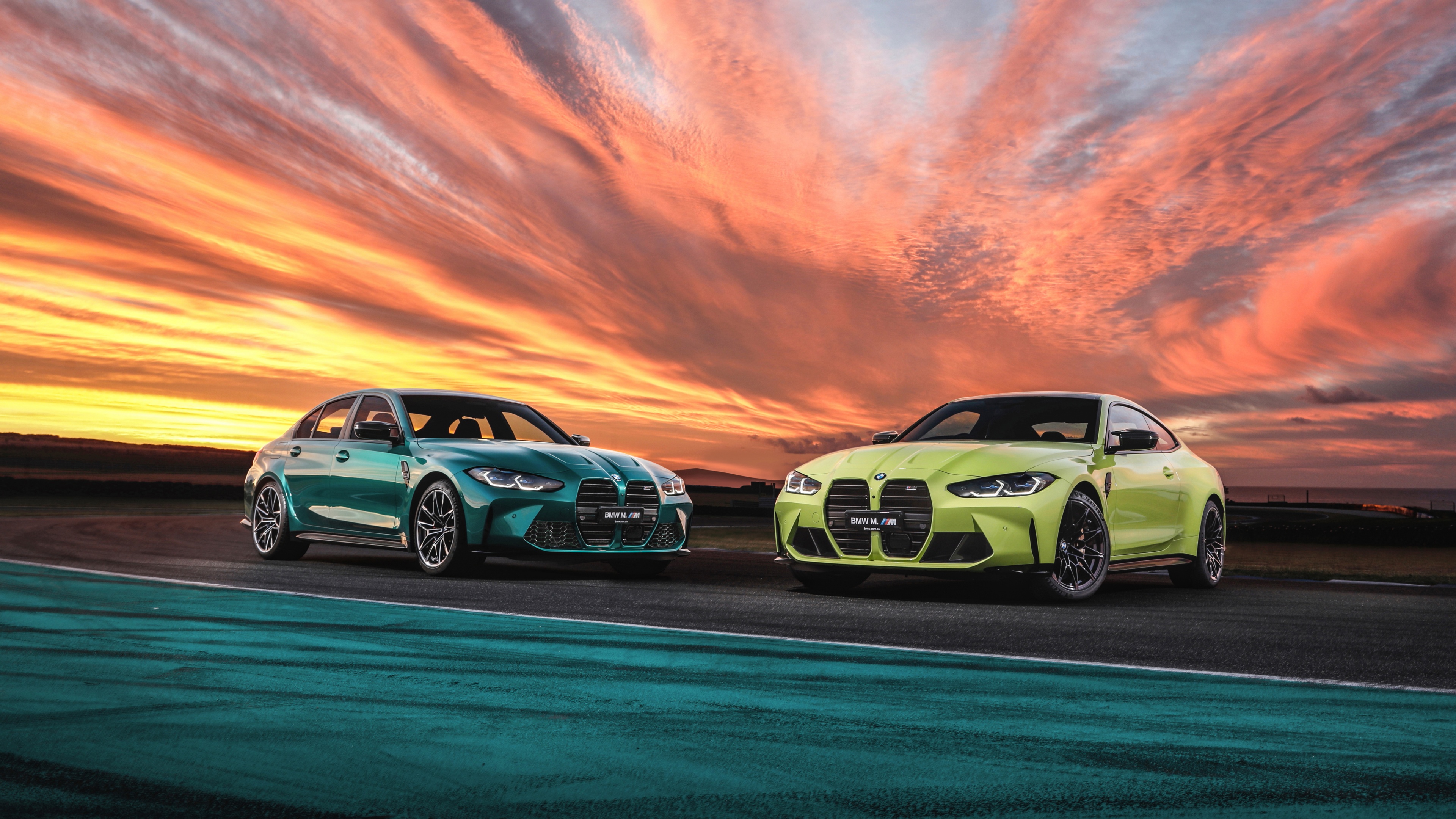 BMW M4 Wallpaper 4K, BMW M3, 2021, 5K