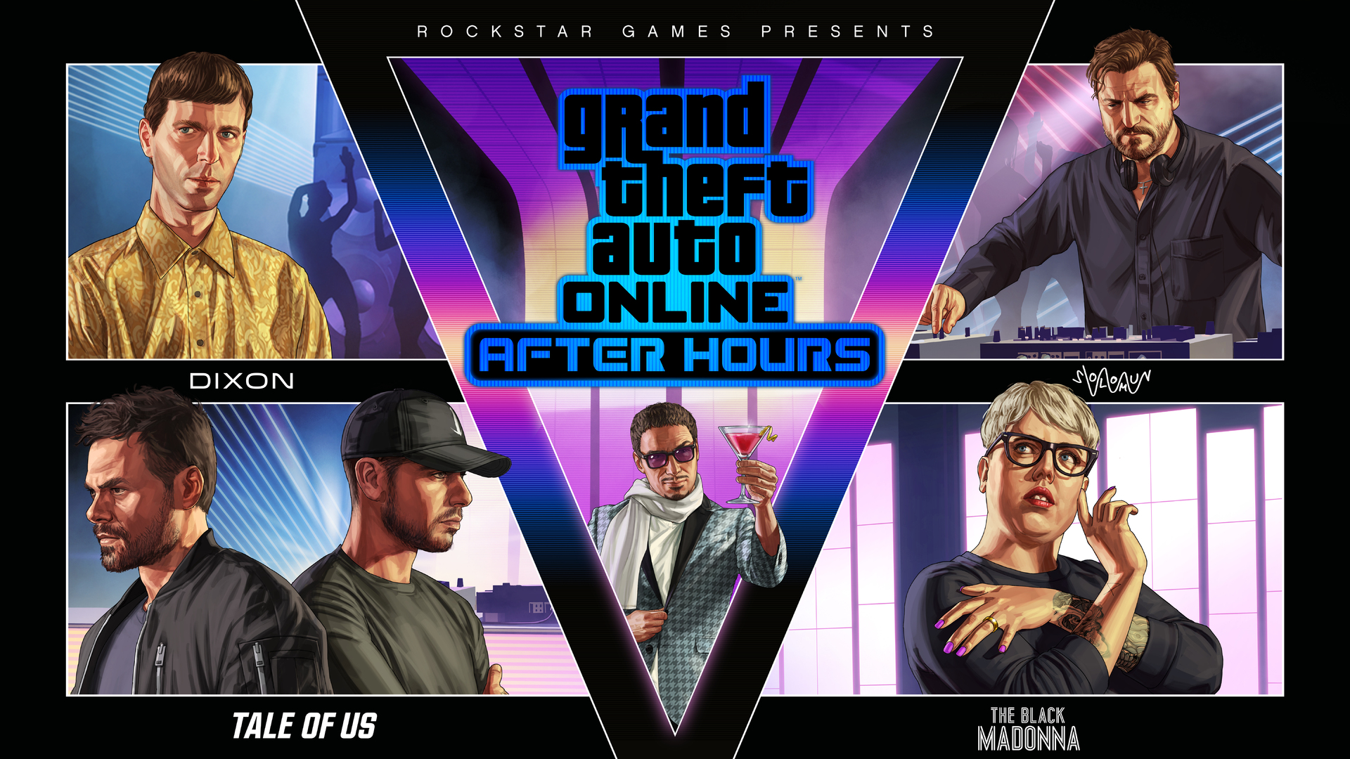 GTA Online After Hours Key Art HD