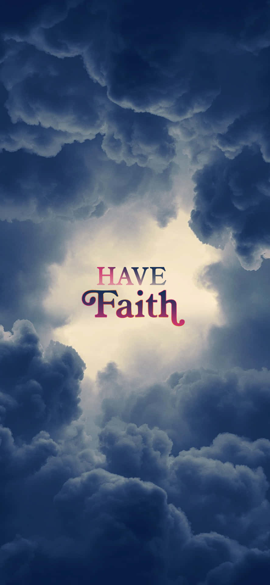 Sure Faith Clouds Wallpaper