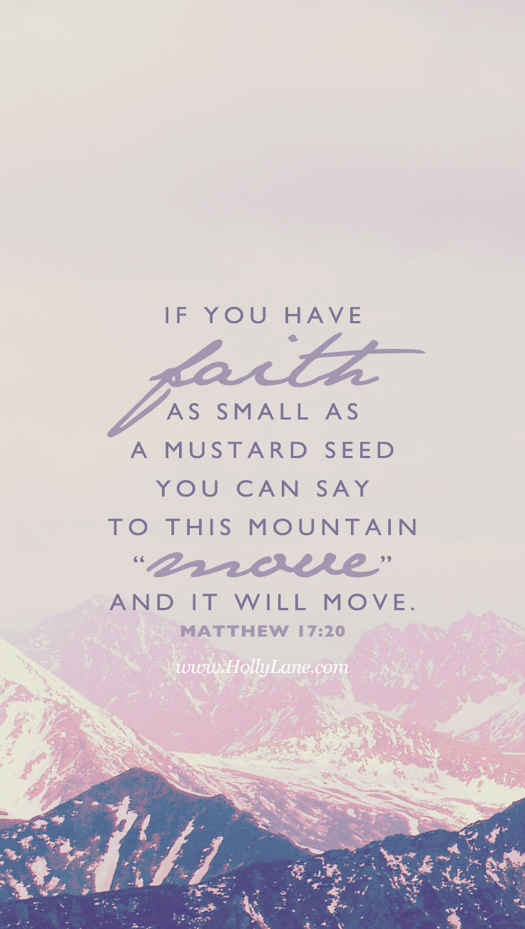 As Small As A Mustard Seed– Holly Lane