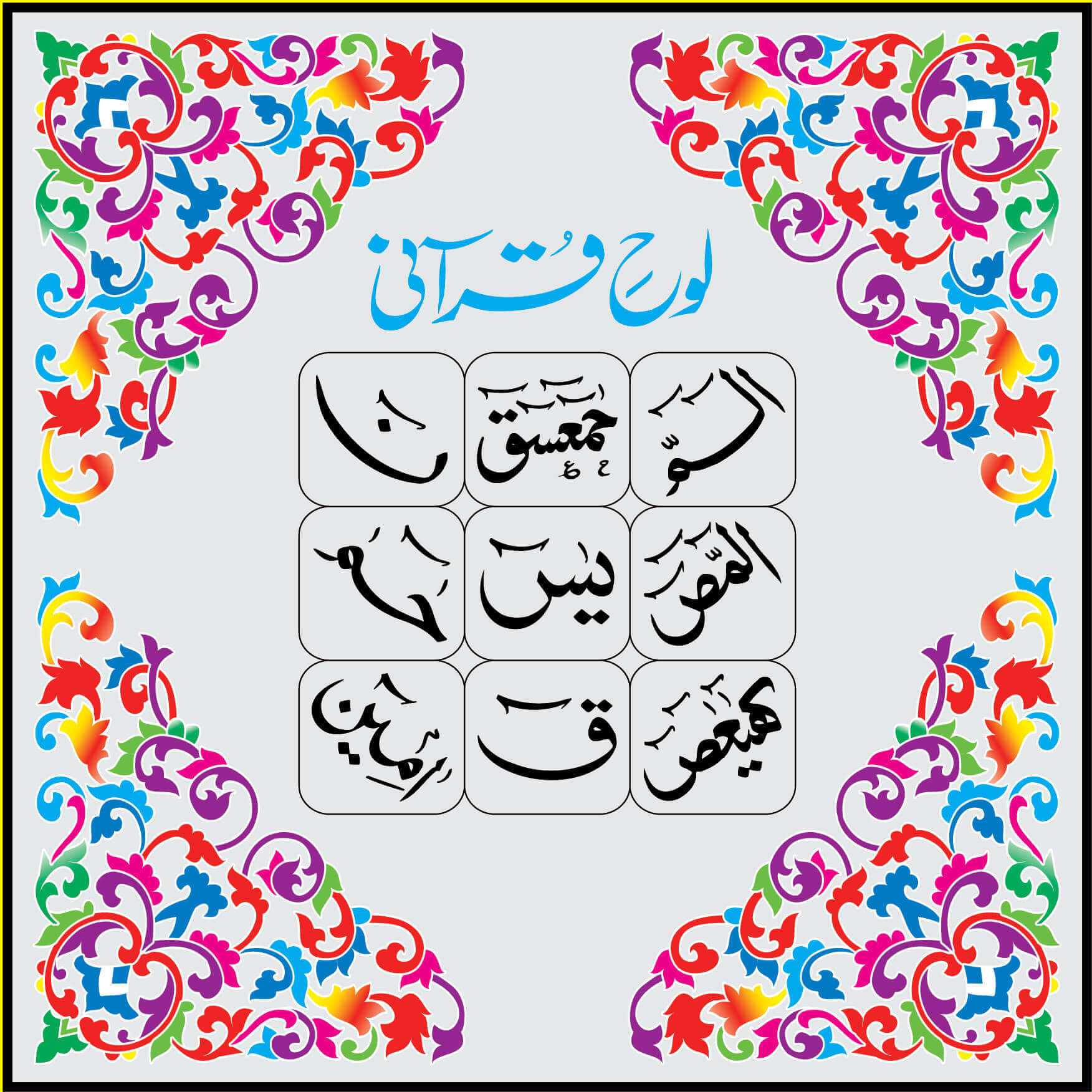 Lohe Qurani Pics, Naqsh- Meaning