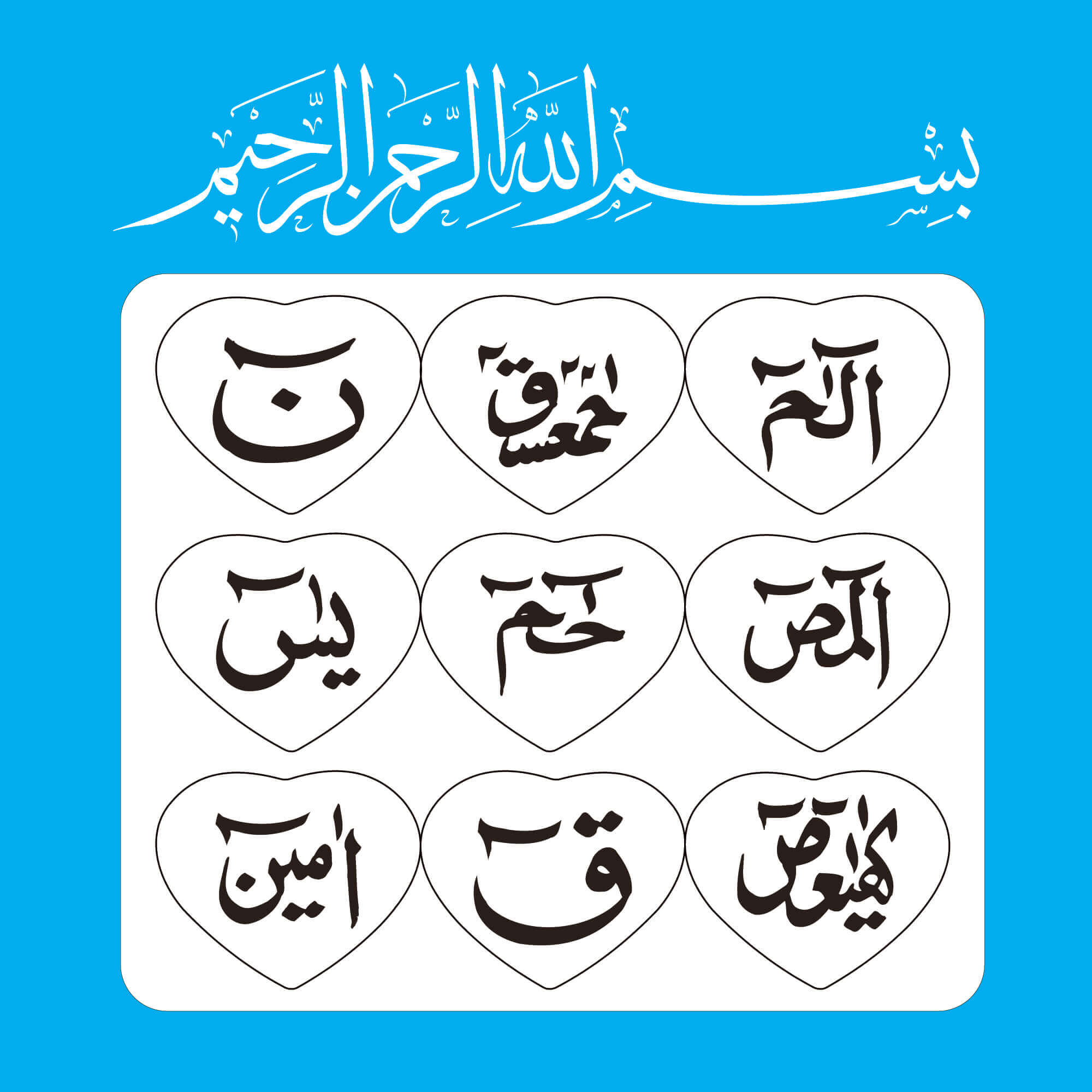 Lohe Qurani Pics, Naqsh- Meaning