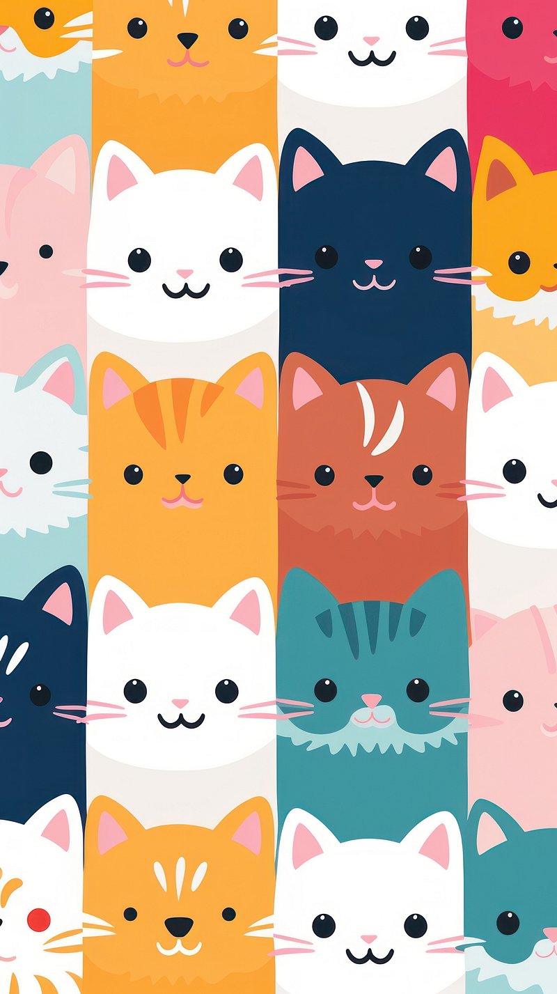 iPhone Wallpaper Cat Image. Free