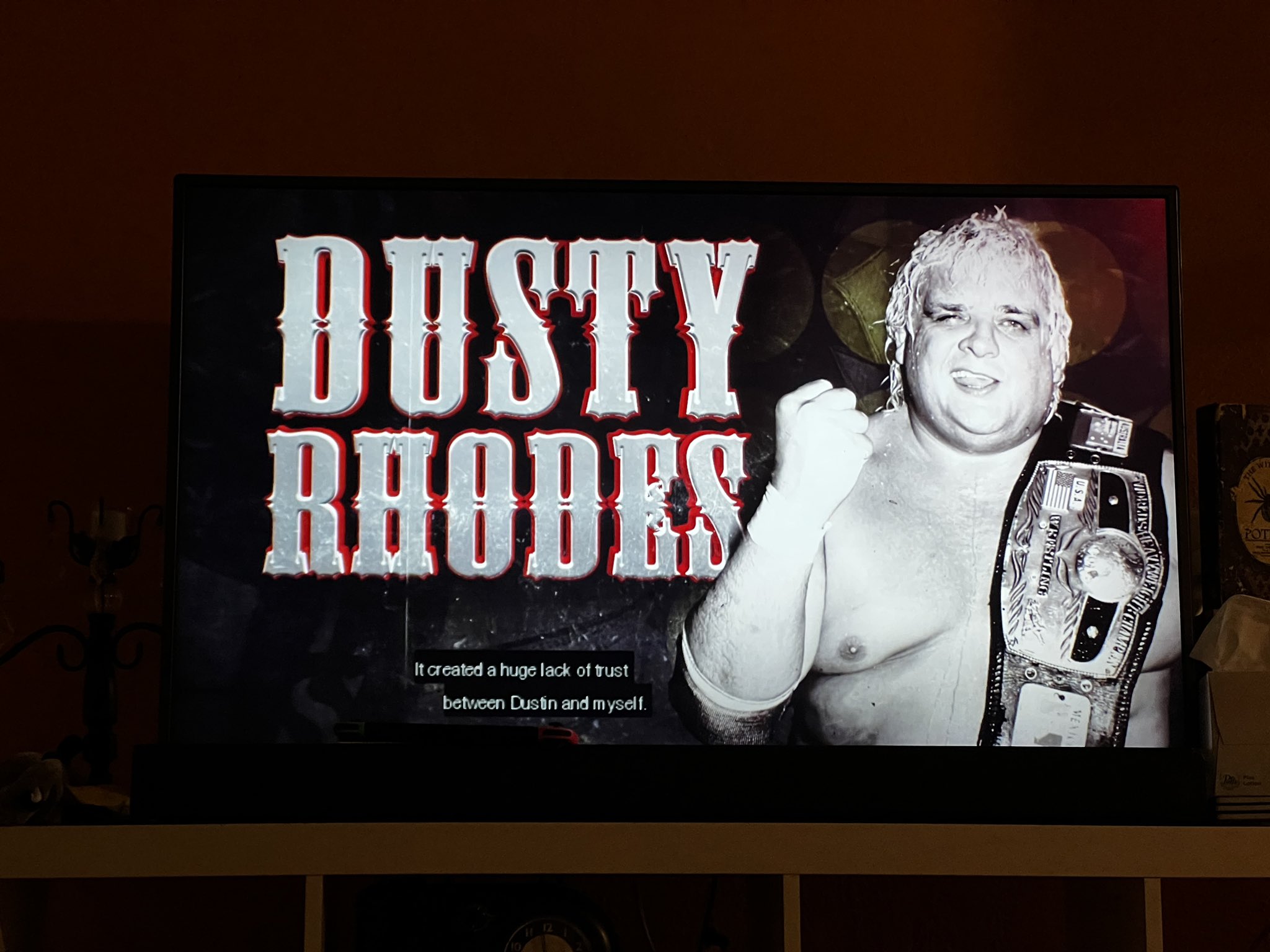 The Dusty Rhodes A&E biography was one