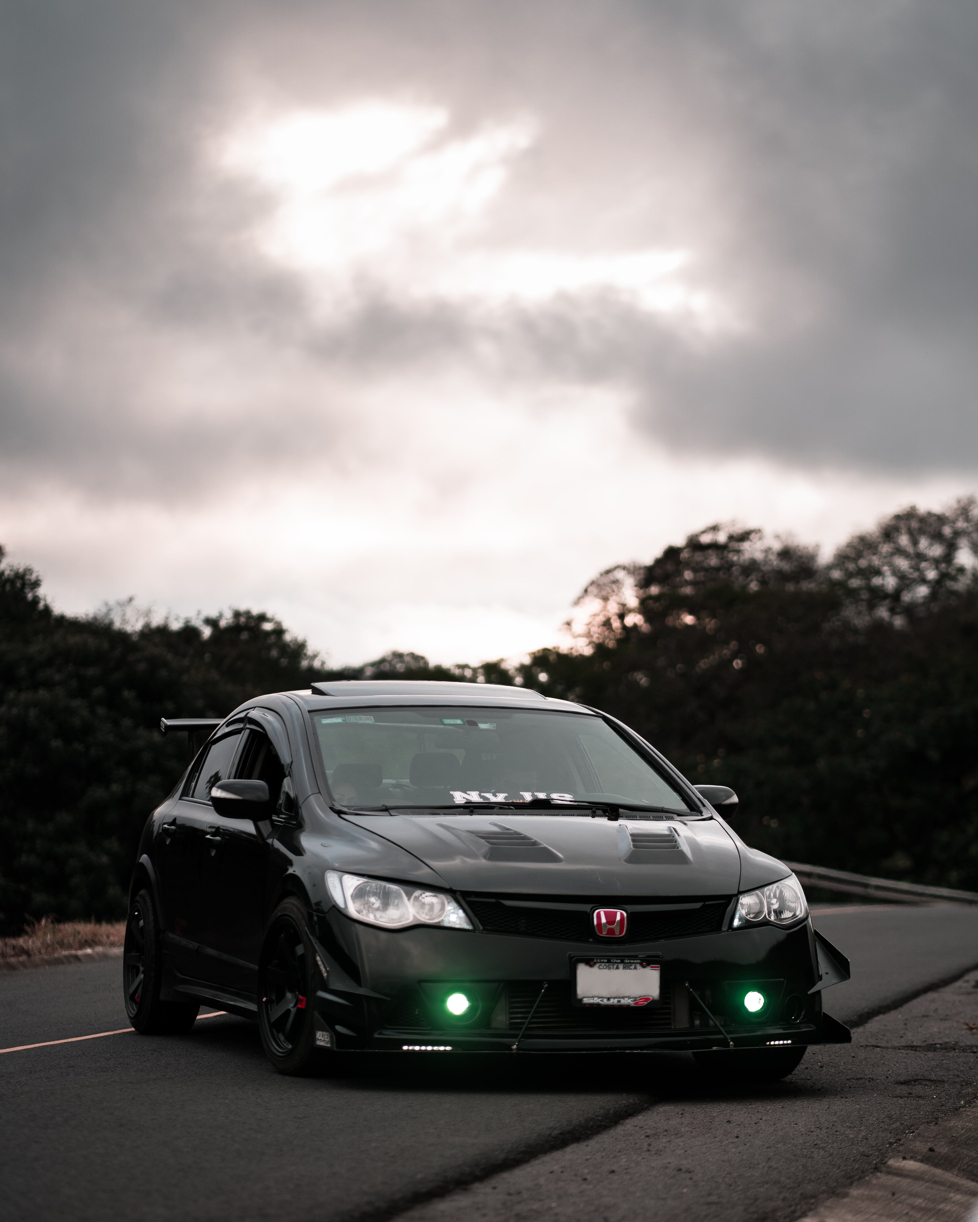 A Black Honda Civic Car · Free