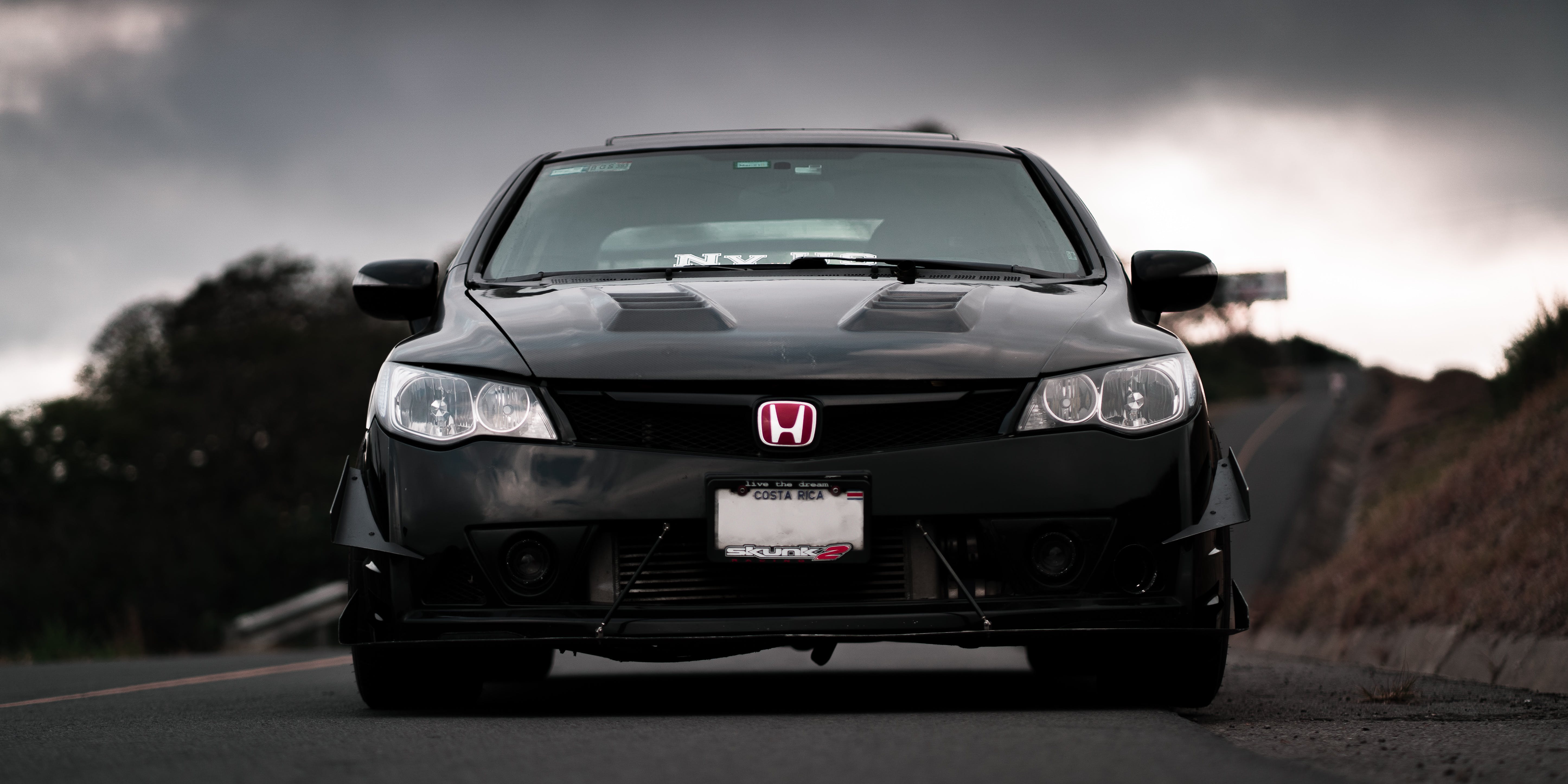 A Black Honda Civic Car · Free