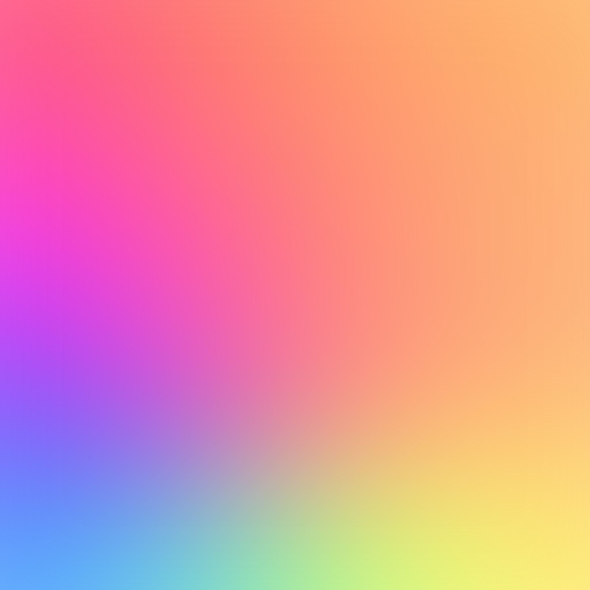 Rainbow Color Soft Gradation Blur iPad