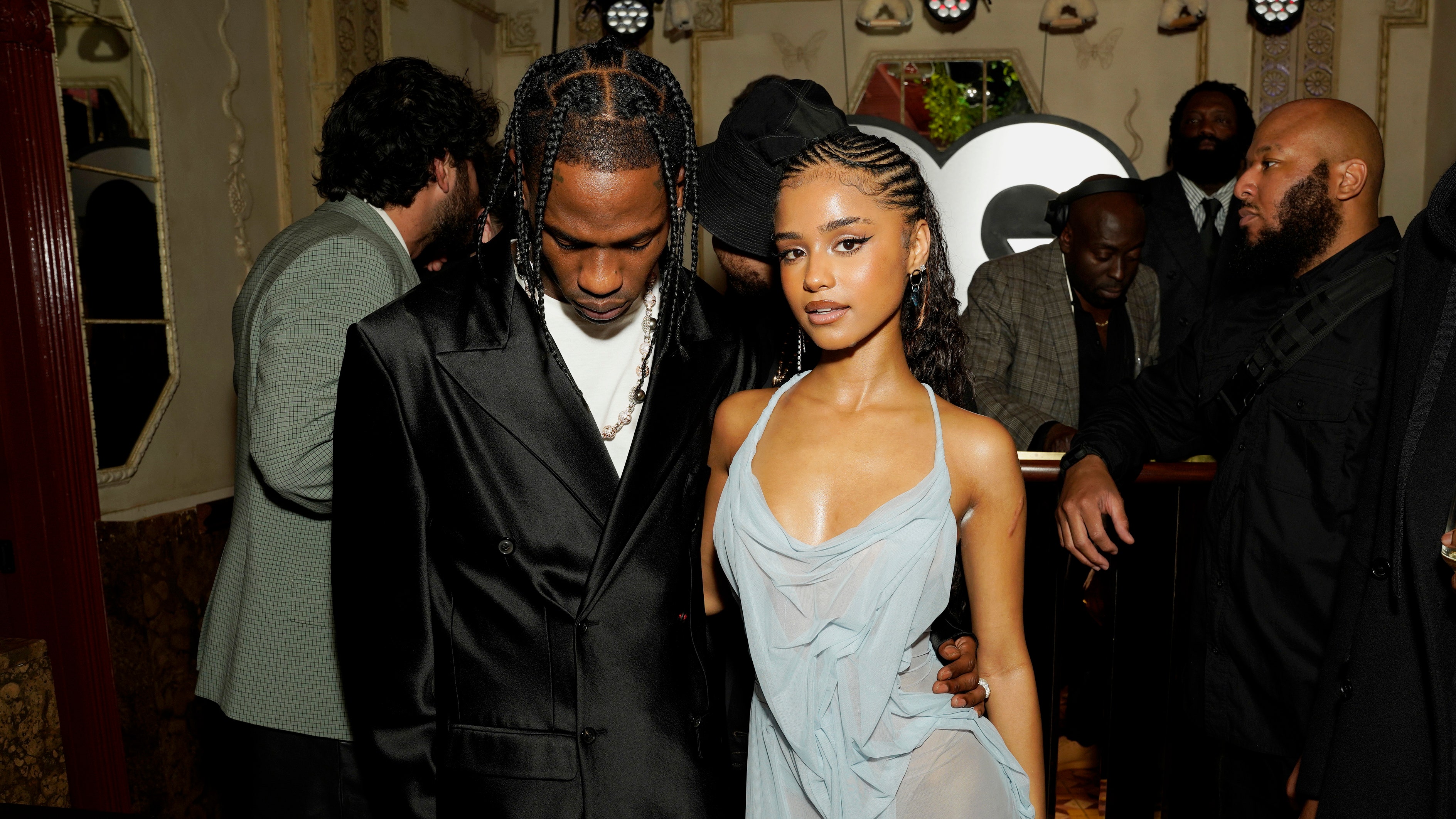 Travis Scott Jumping on Tyla's “Water