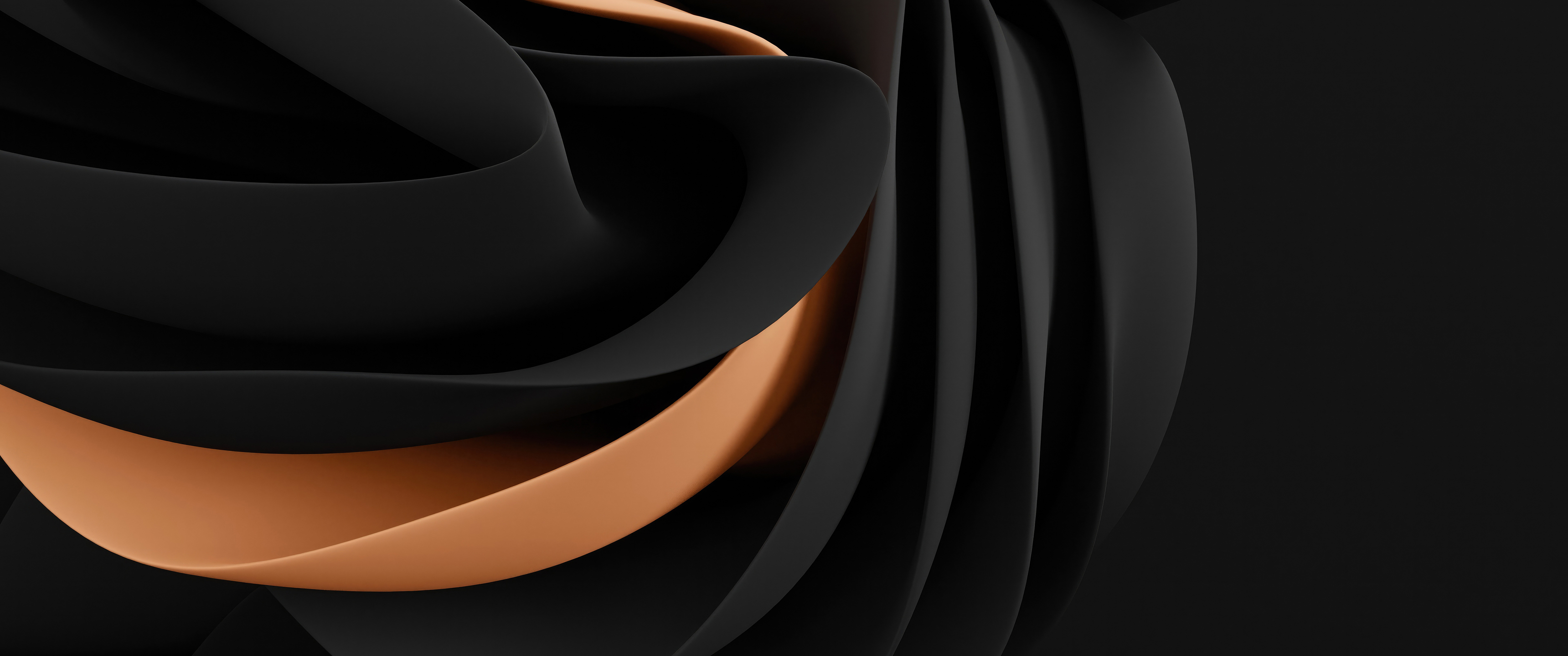 Dark Orange Abstract