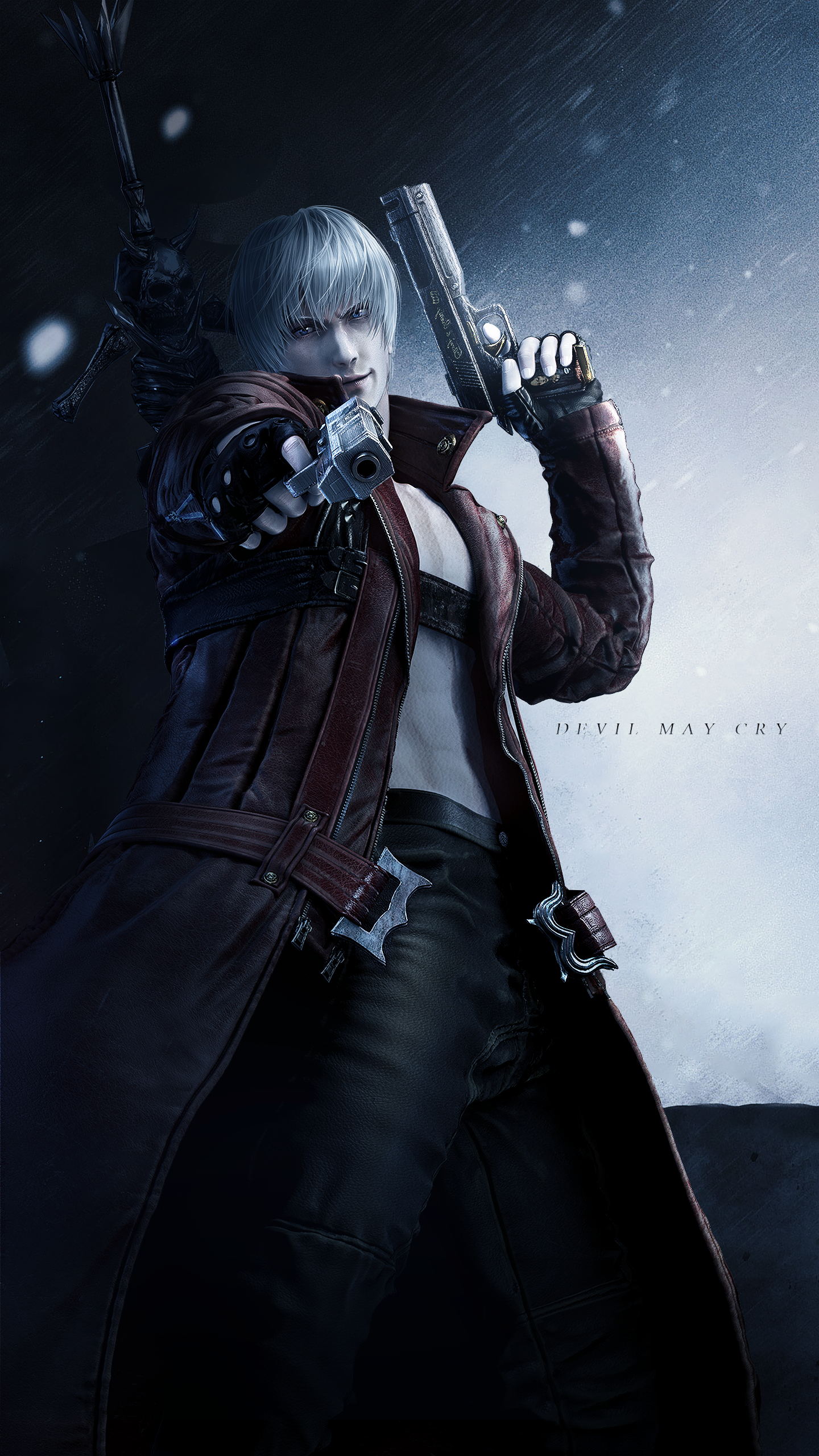 Devil May Cry: Peak Of Combat should have been the one to fill your dark soul with light! Let him light your every day as wallpaper on