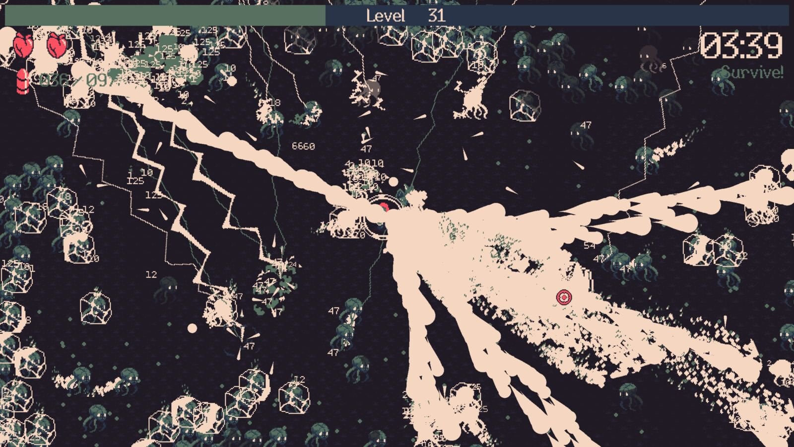 overpowered deer in neat survive