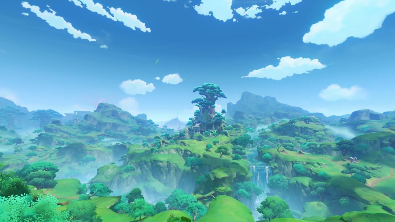 Genshin Impact Sumeru City view