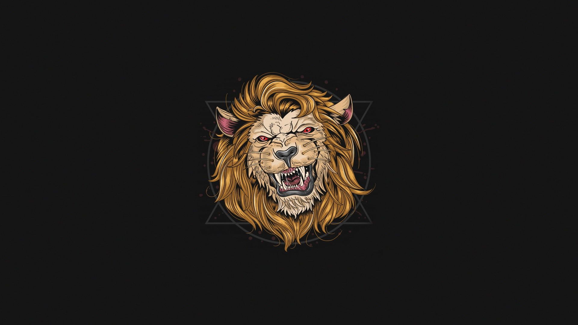 lion #animals simple background