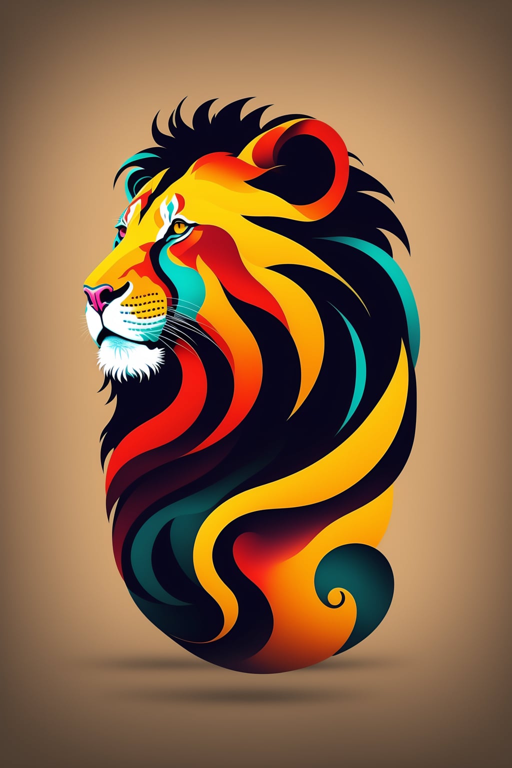 simple lion logo