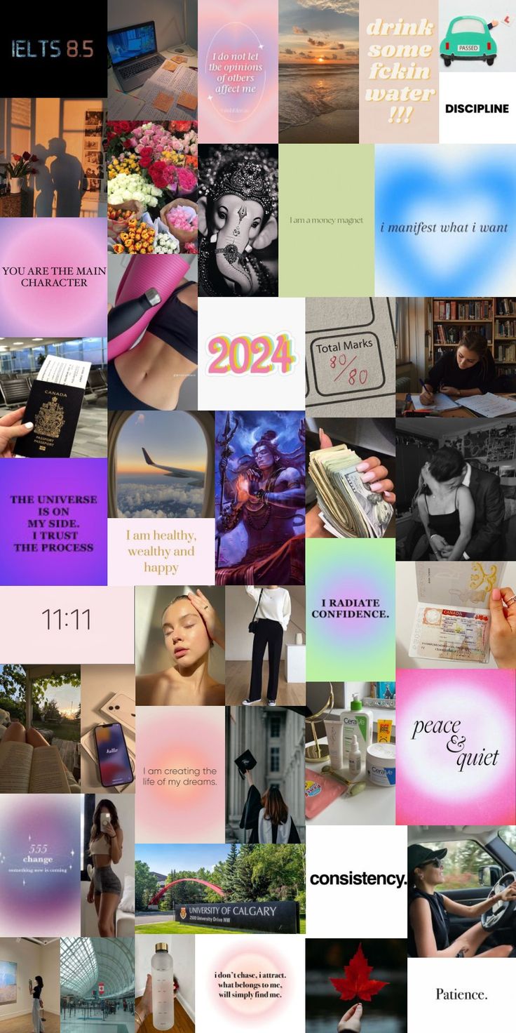 2024 Vision board in 2023