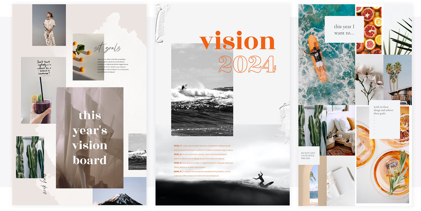 Vision Board Examples. Make Your Own
